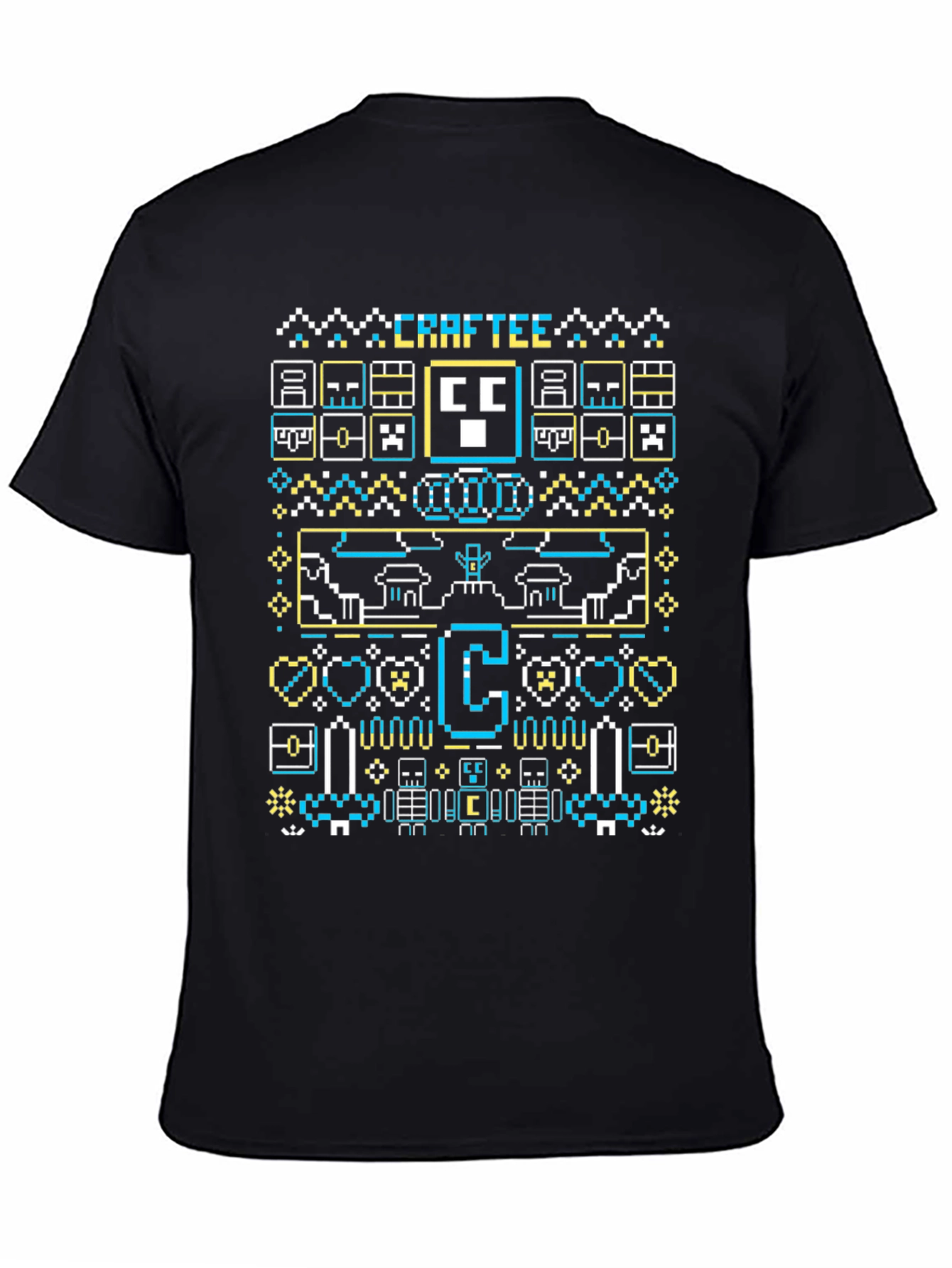 CRAFTEE Pixel Graphic Tee - Black