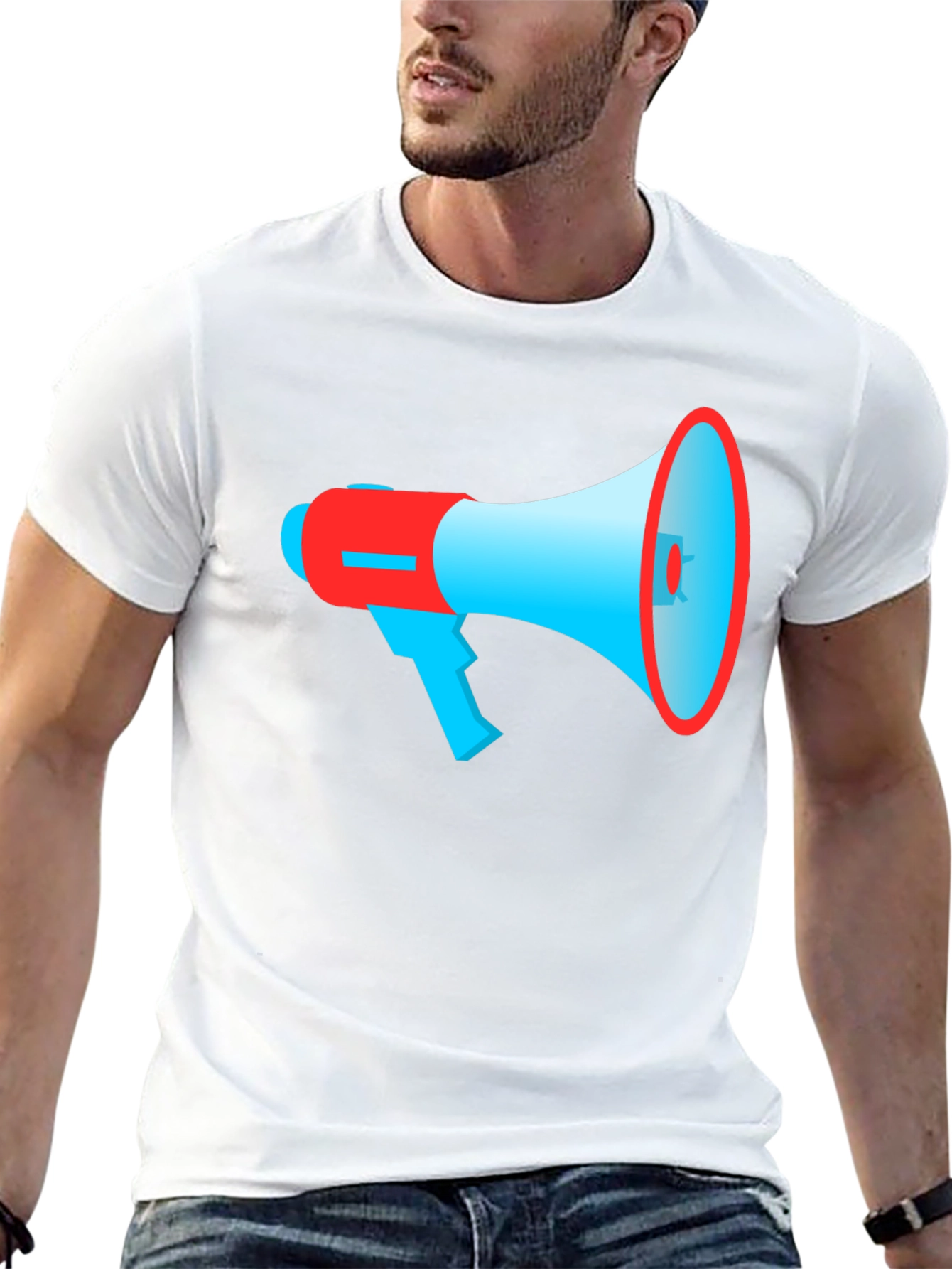Megaphone Graphic Tee - Stand Out Style