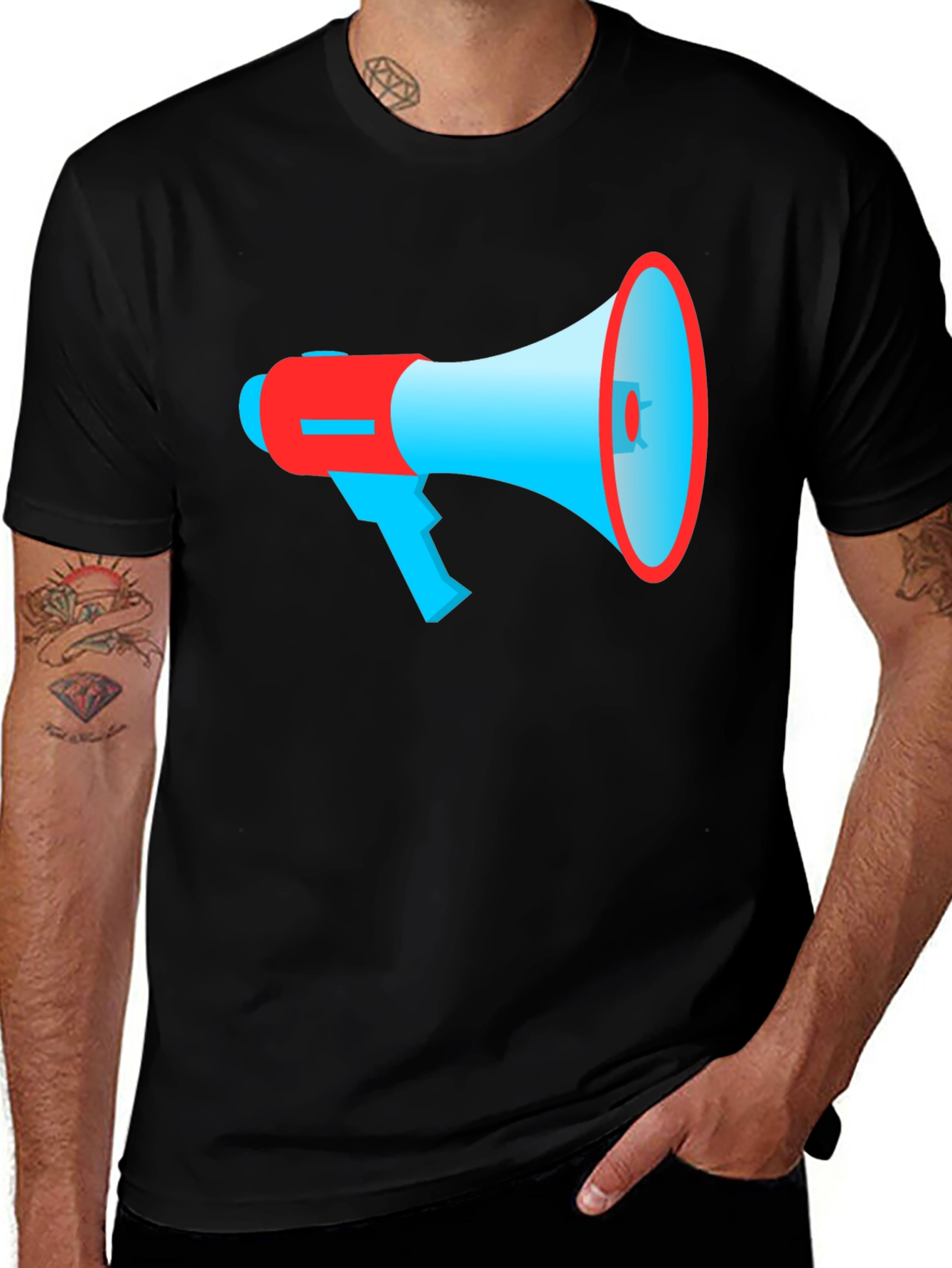 Megaphone Graphic Tee - Stand Out Style