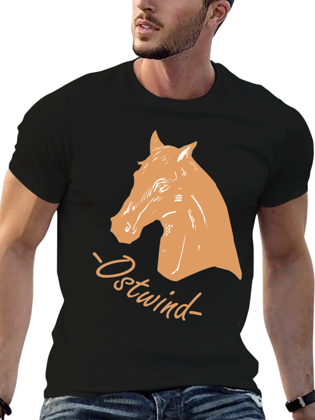 Ostwind Horse Graphic Black T-Shirt