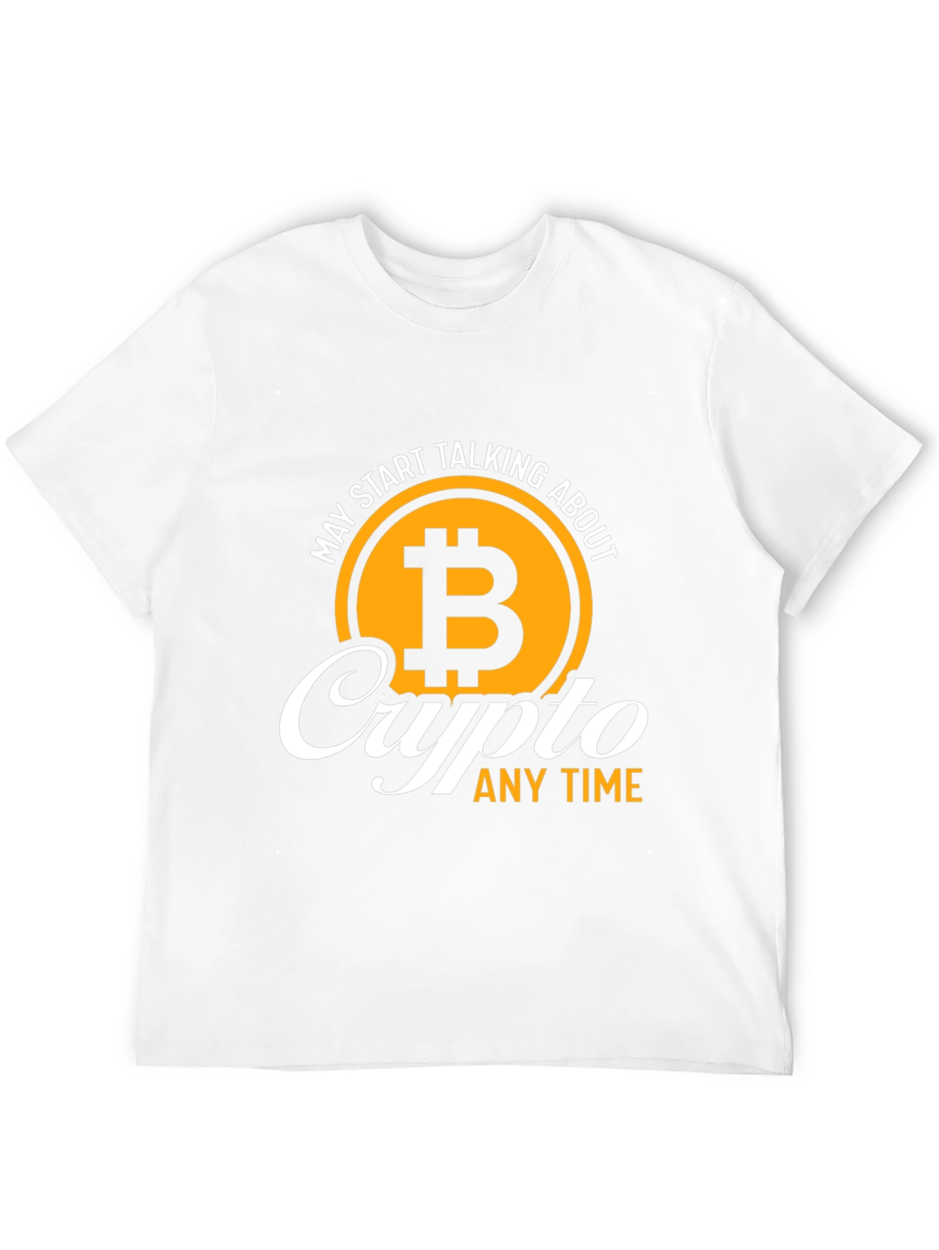 Crypto Bitcoin T-Shirt - Talk Crypto Anytime!