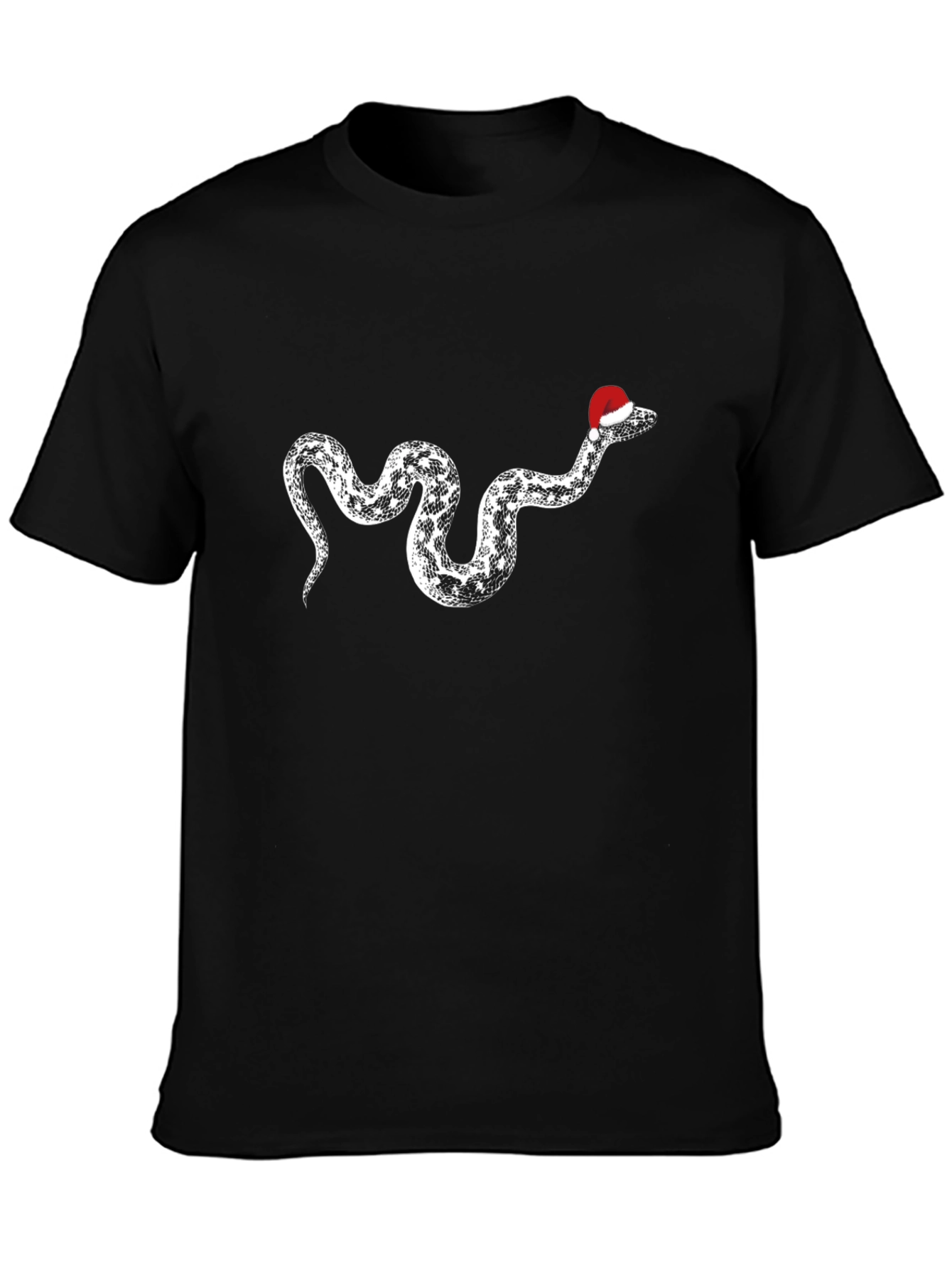 Festive Snake Tee - Holiday Humor Apparel