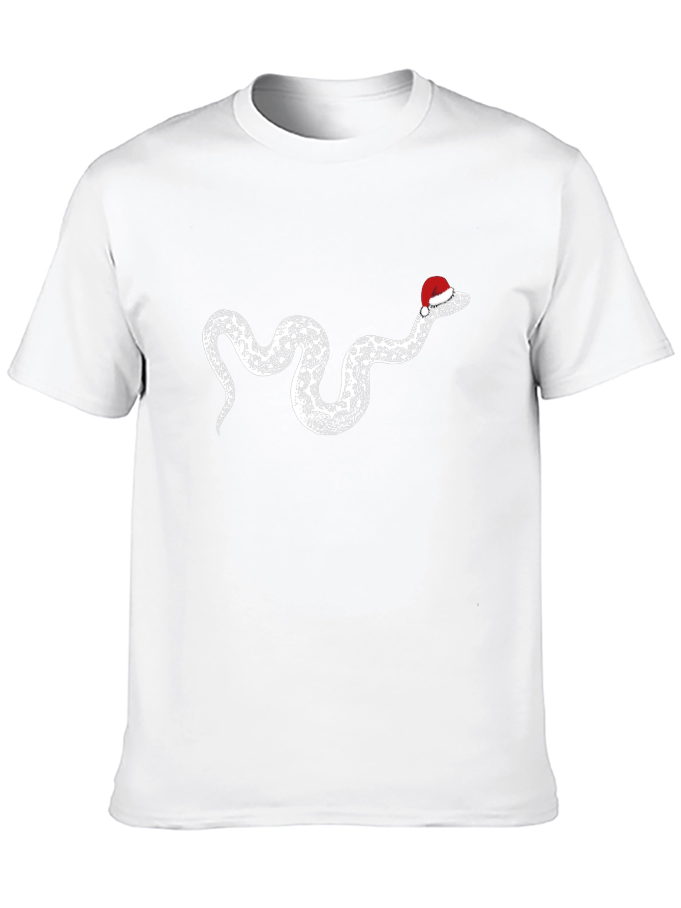 Festive Snake Tee - Holiday Humor Apparel