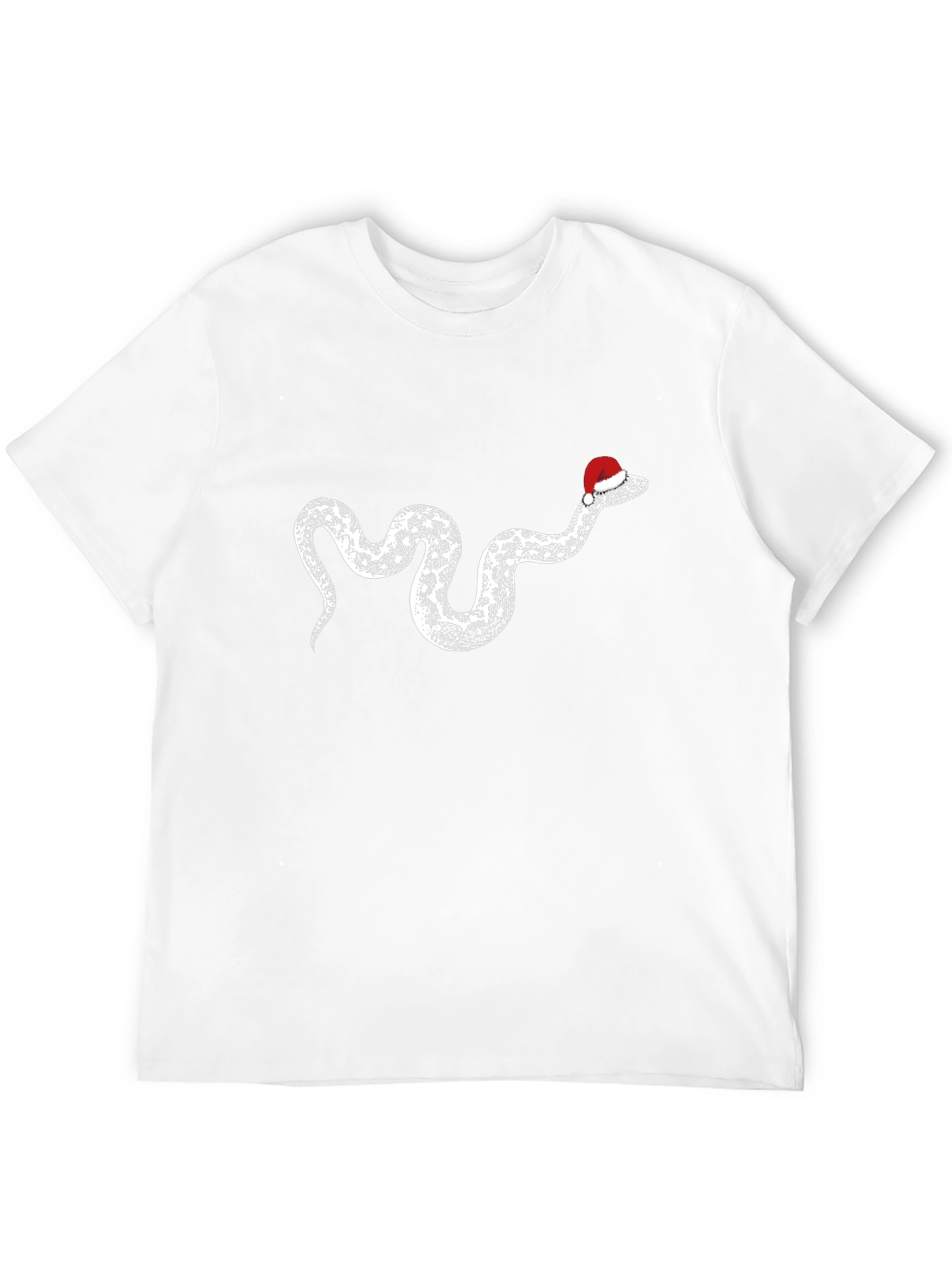 Festive Snake Tee - Holiday Humor Apparel