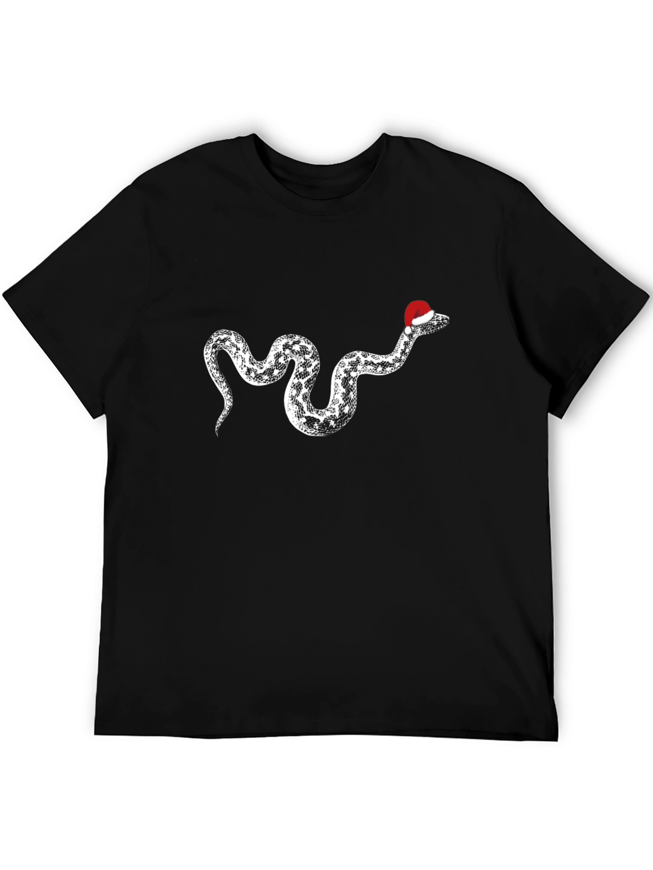 Festive Snake Tee - Holiday Humor Apparel