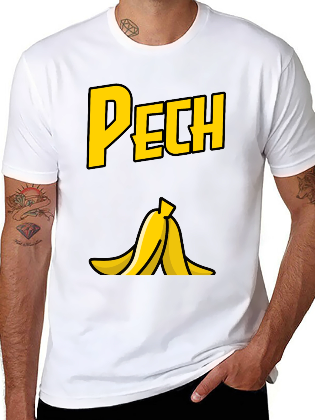 Pech Banana T-Shirt - Funny Graphic Tee