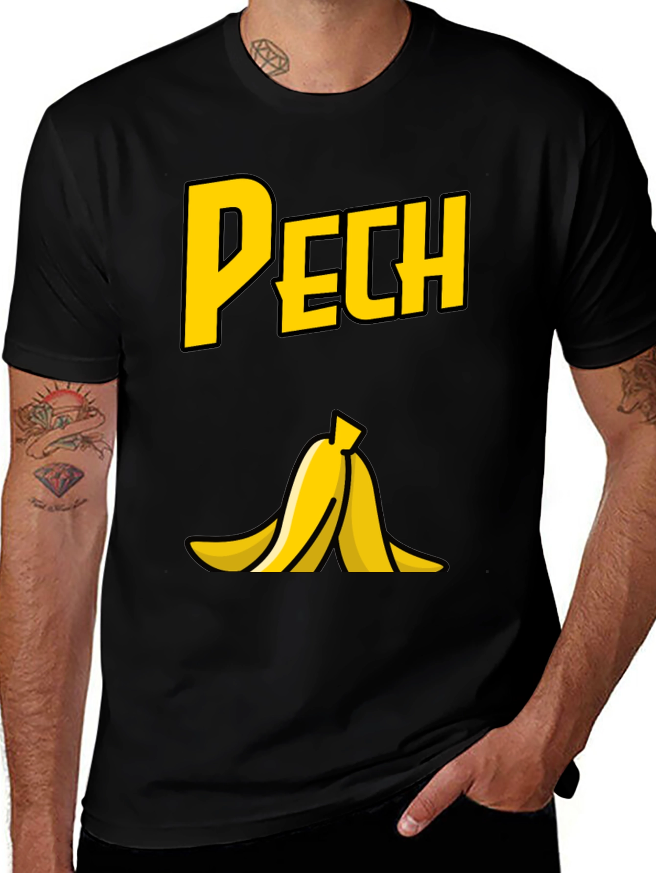 Pech Banana T-Shirt - Funny Graphic Tee
