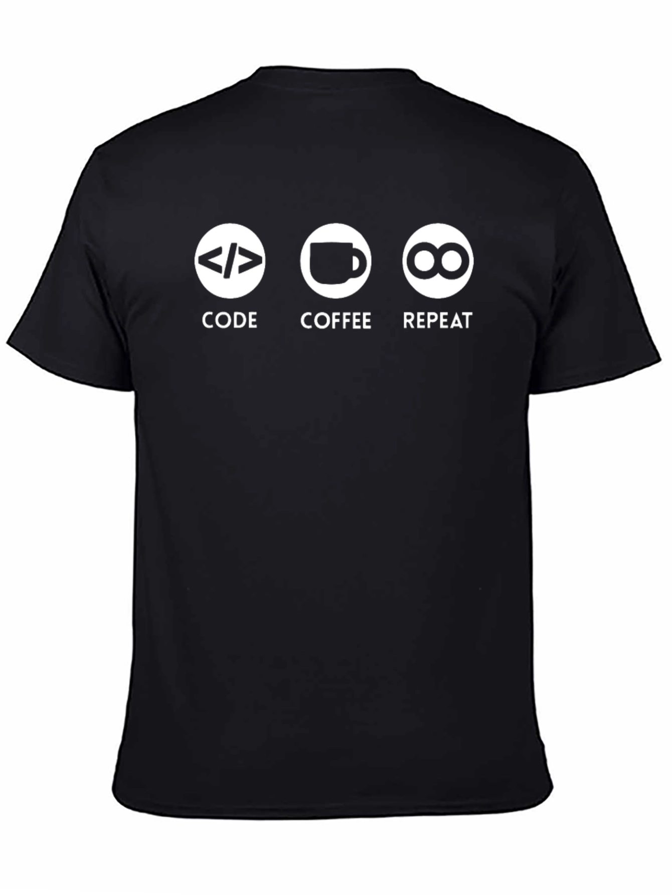 Code Coffee Repeat Programmer T-Shirt