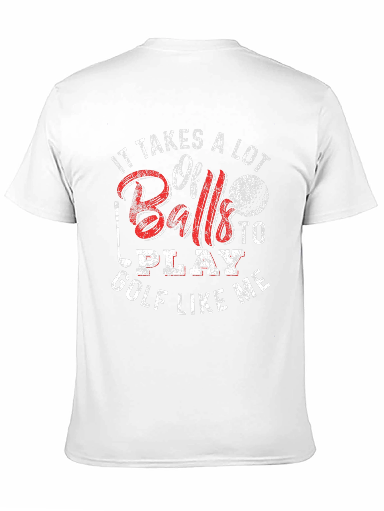 Golf Balls Funny Mens T-Shirt