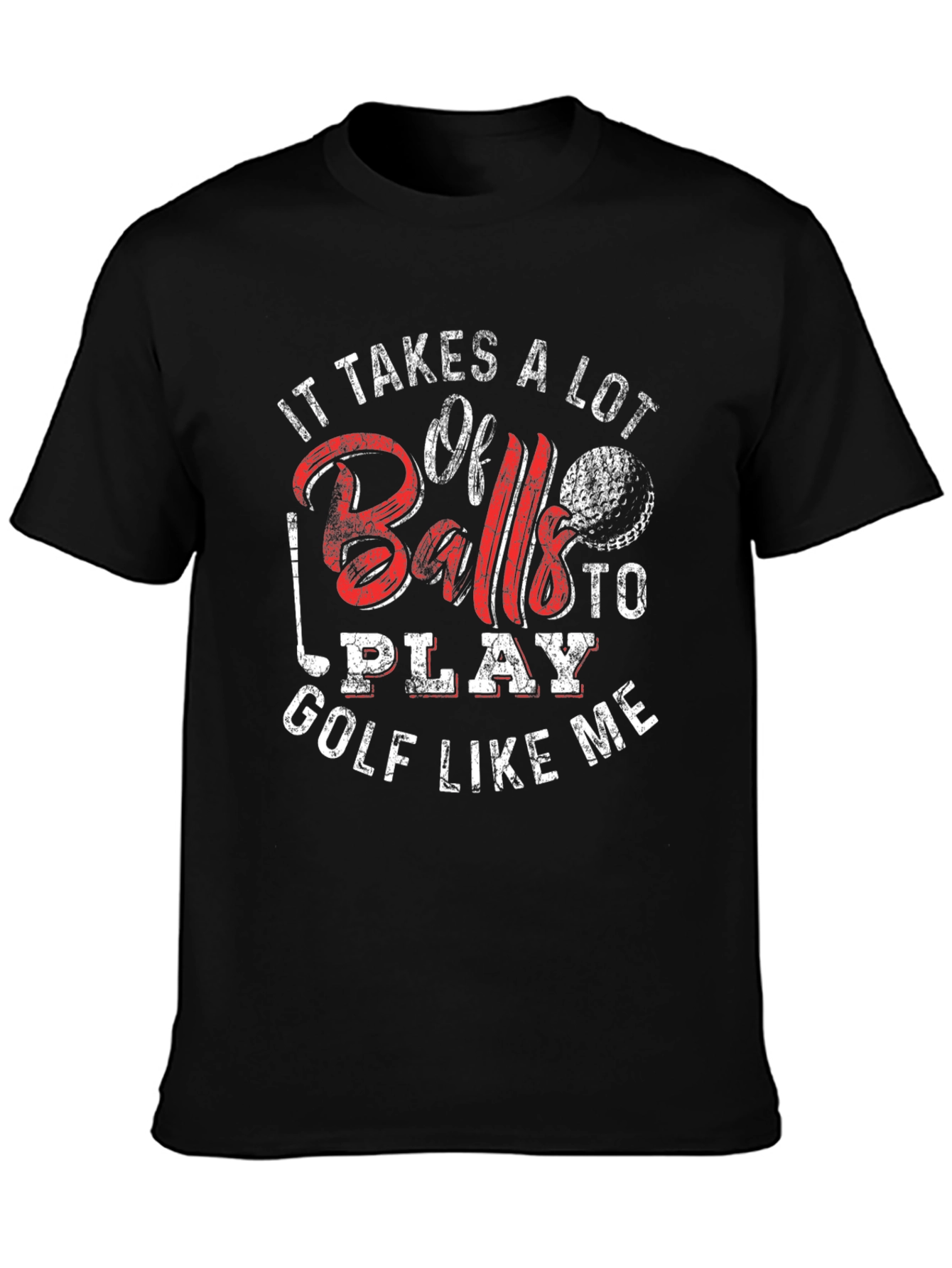 Golf Balls Funny Mens T-Shirt