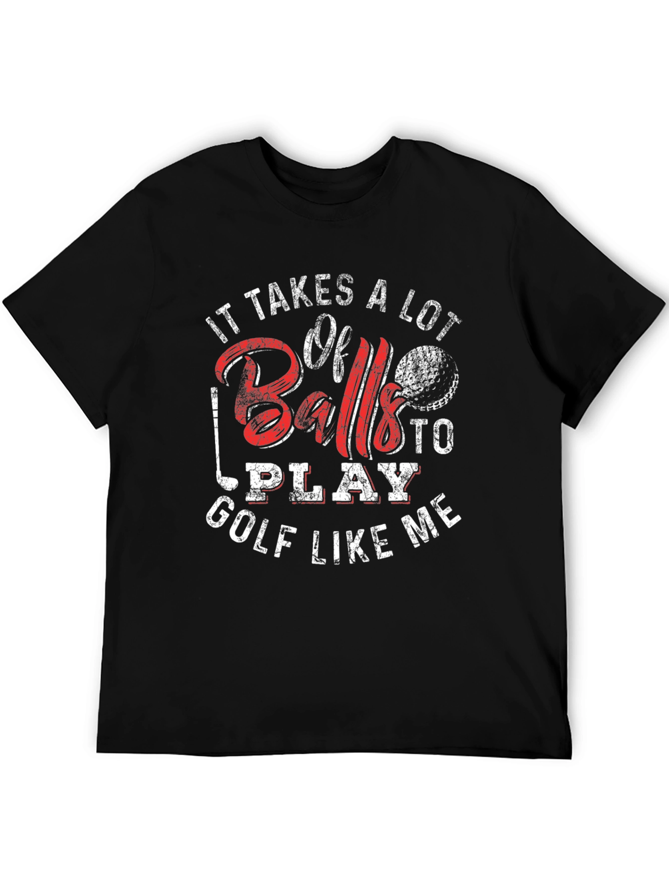 Golf Balls Funny Mens T-Shirt