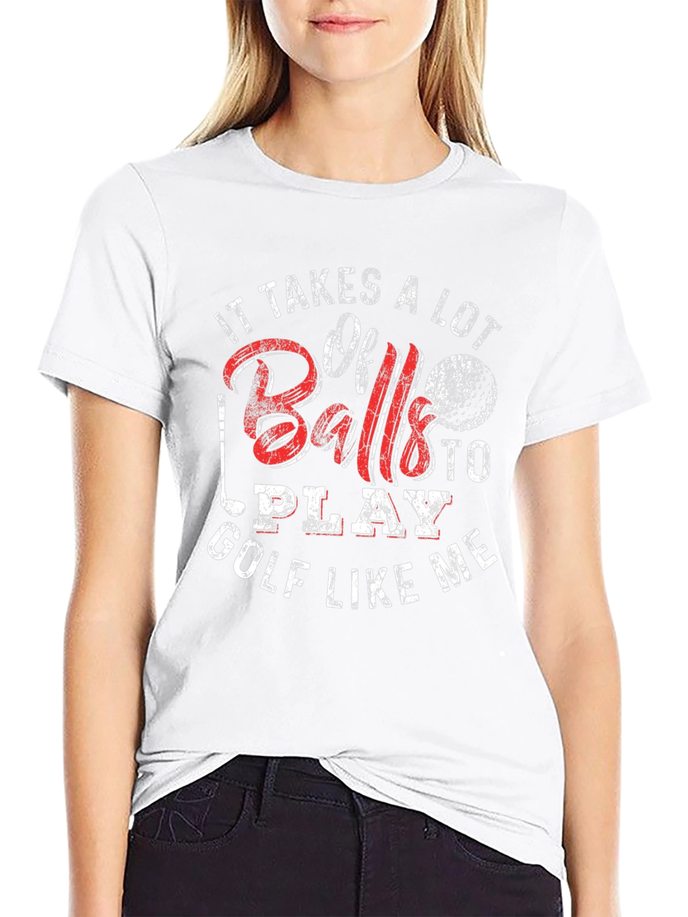Golf Balls Funny Mens T-Shirt