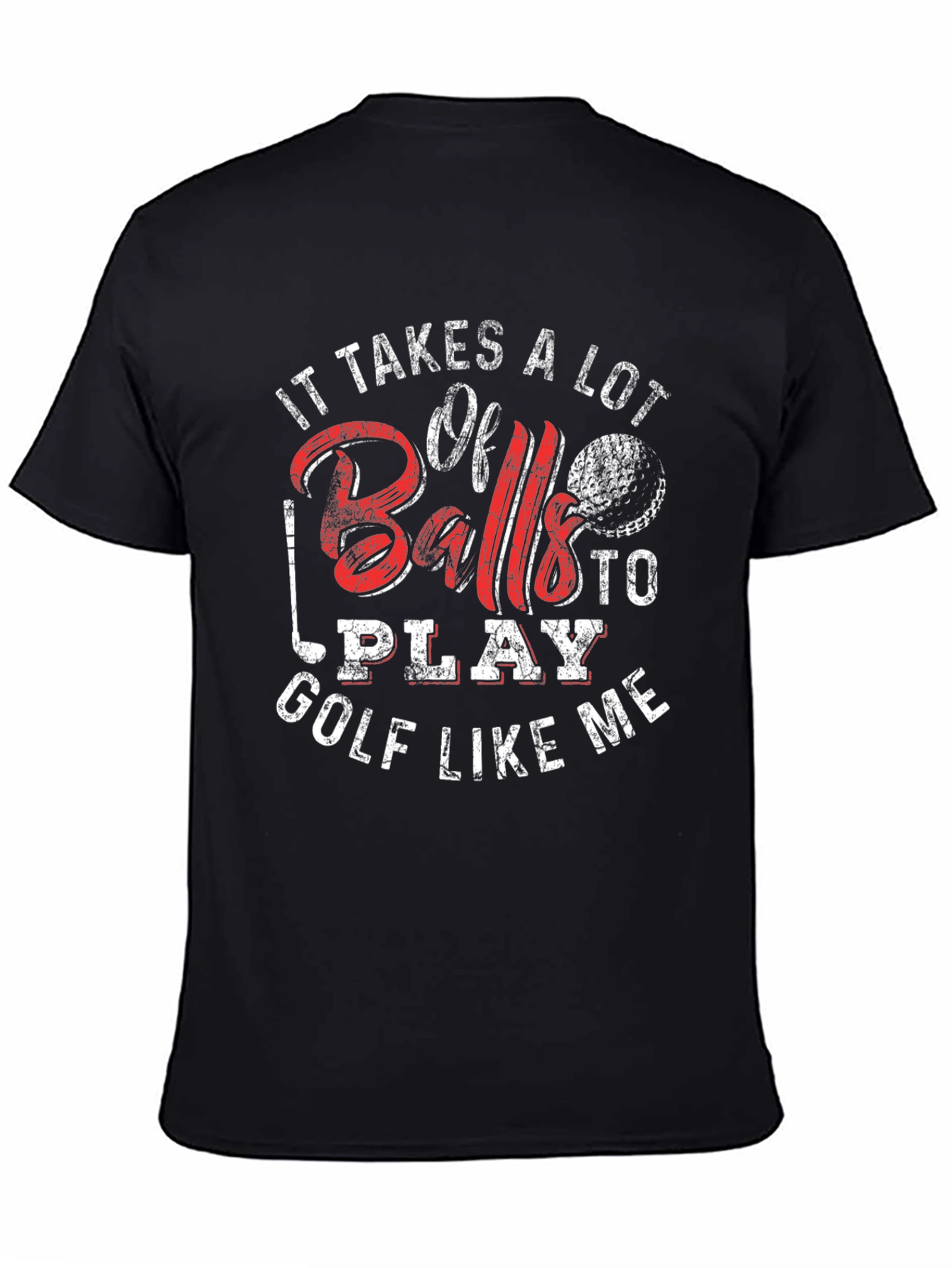 Golf Balls Funny Mens T-Shirt