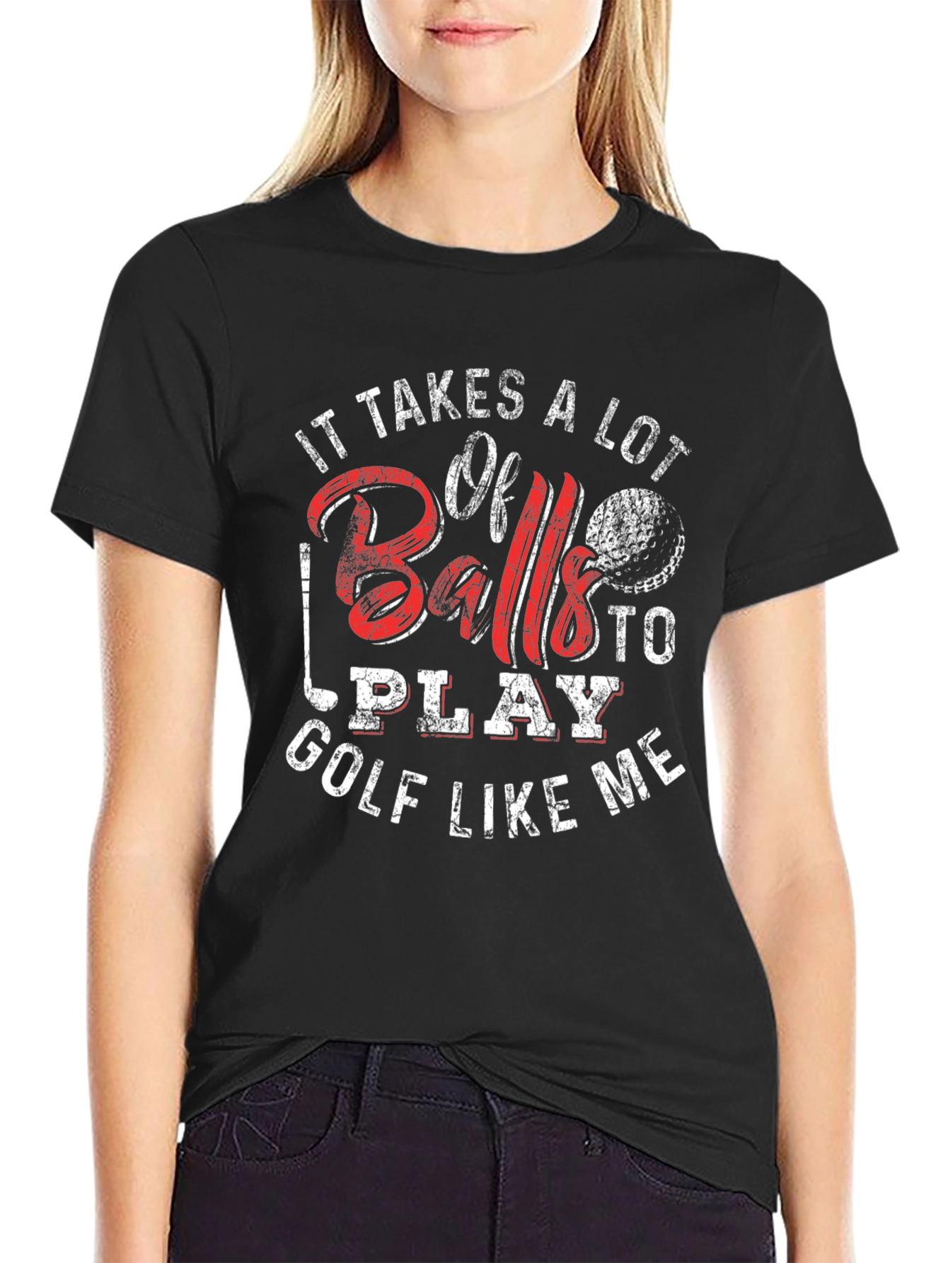 Golf Balls Funny Mens T-Shirt