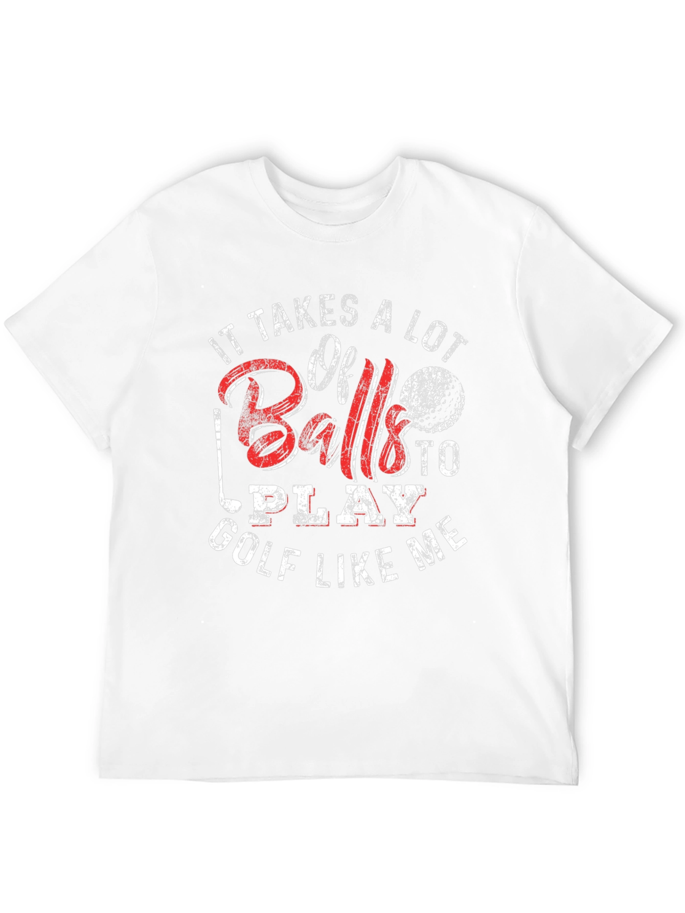 Golf Balls Funny Mens T-Shirt