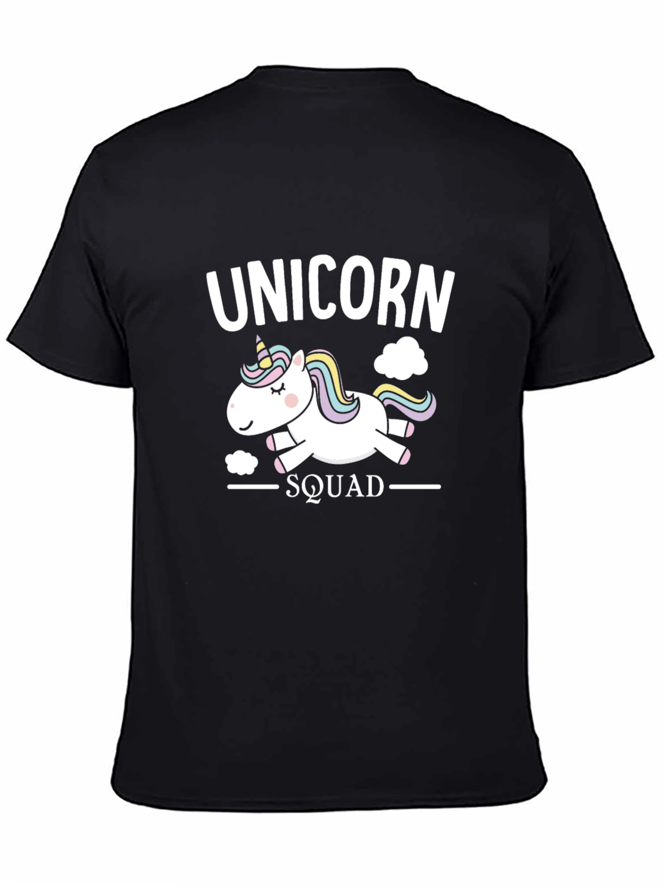 Unicorn Squad Black Graphic T-Shirt