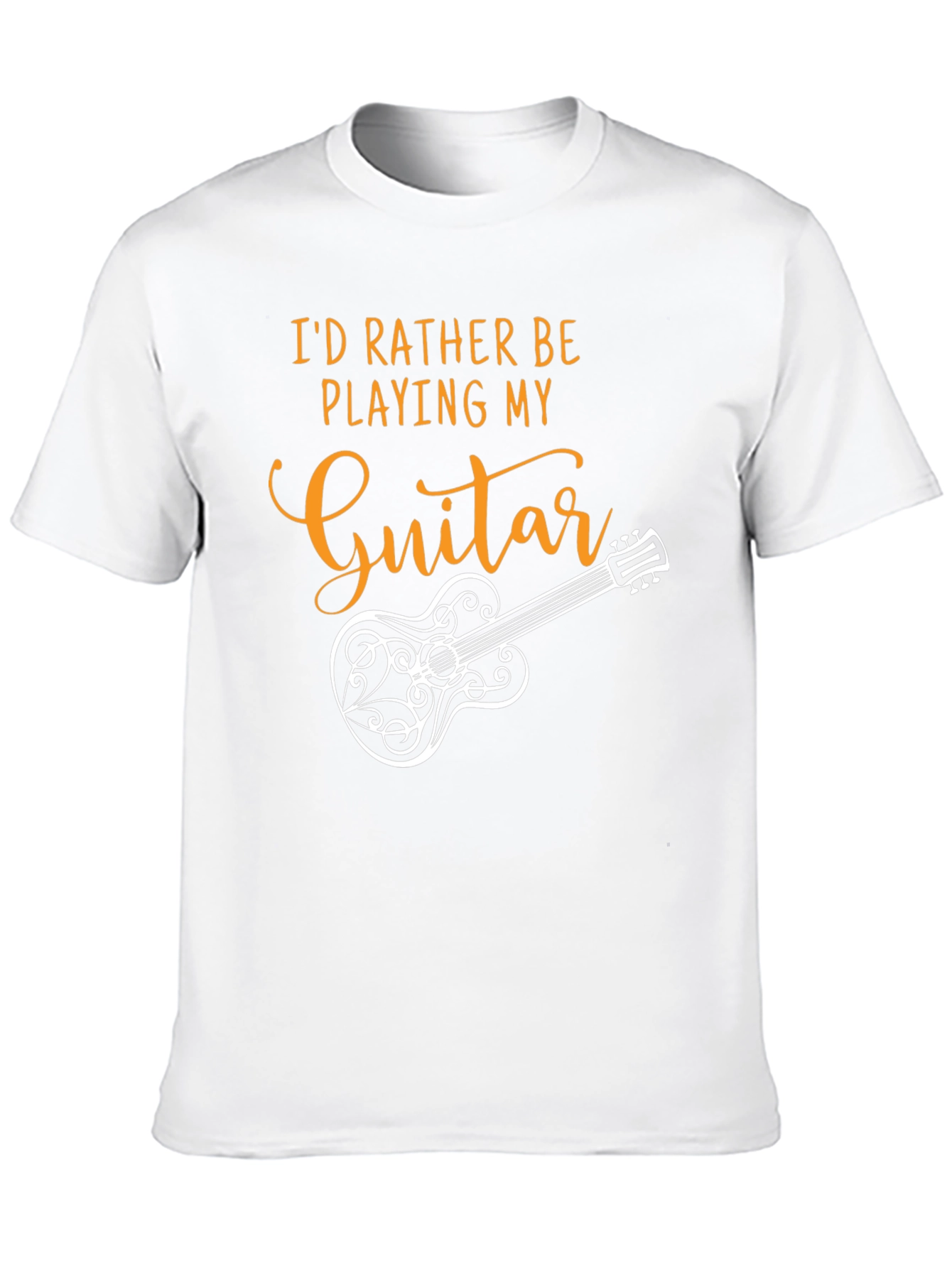 Guitar Player Black T-Shirt