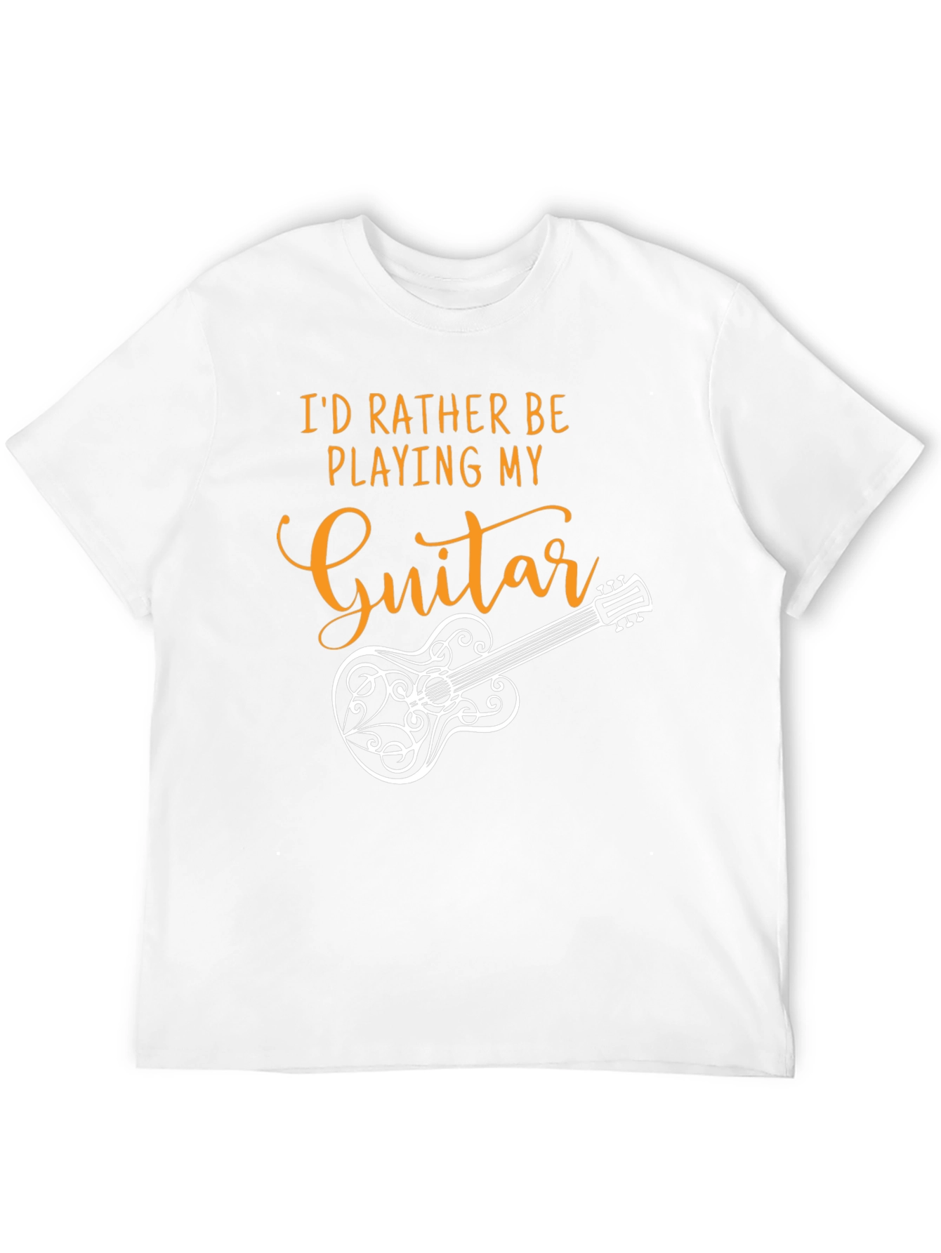Guitar Player Black T-Shirt