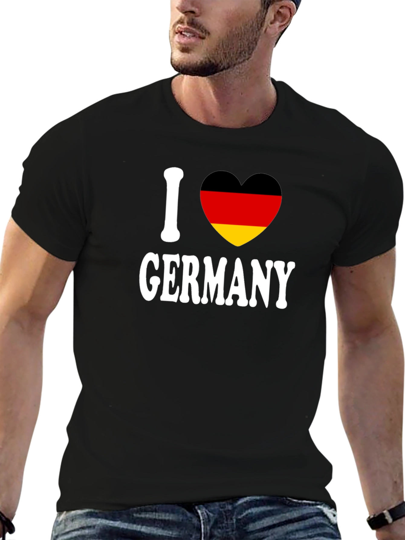 I Heart Germany T-Shirt - Black