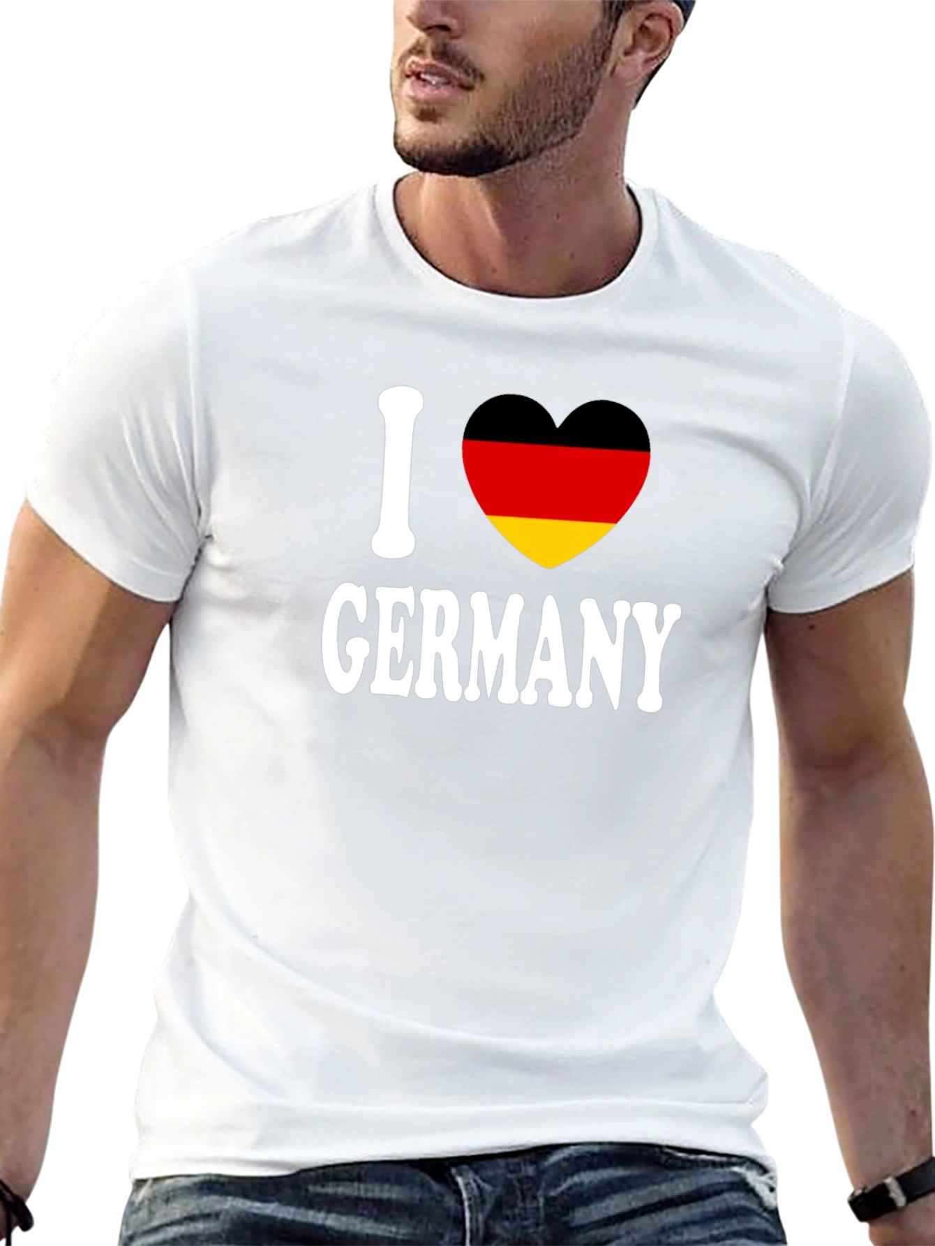 I Heart Germany T-Shirt - Black