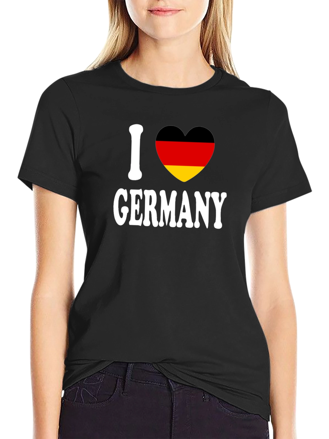 I Heart Germany T-Shirt - Black