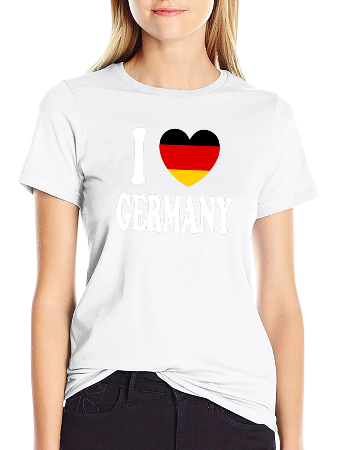 I Heart Germany T-Shirt - Black