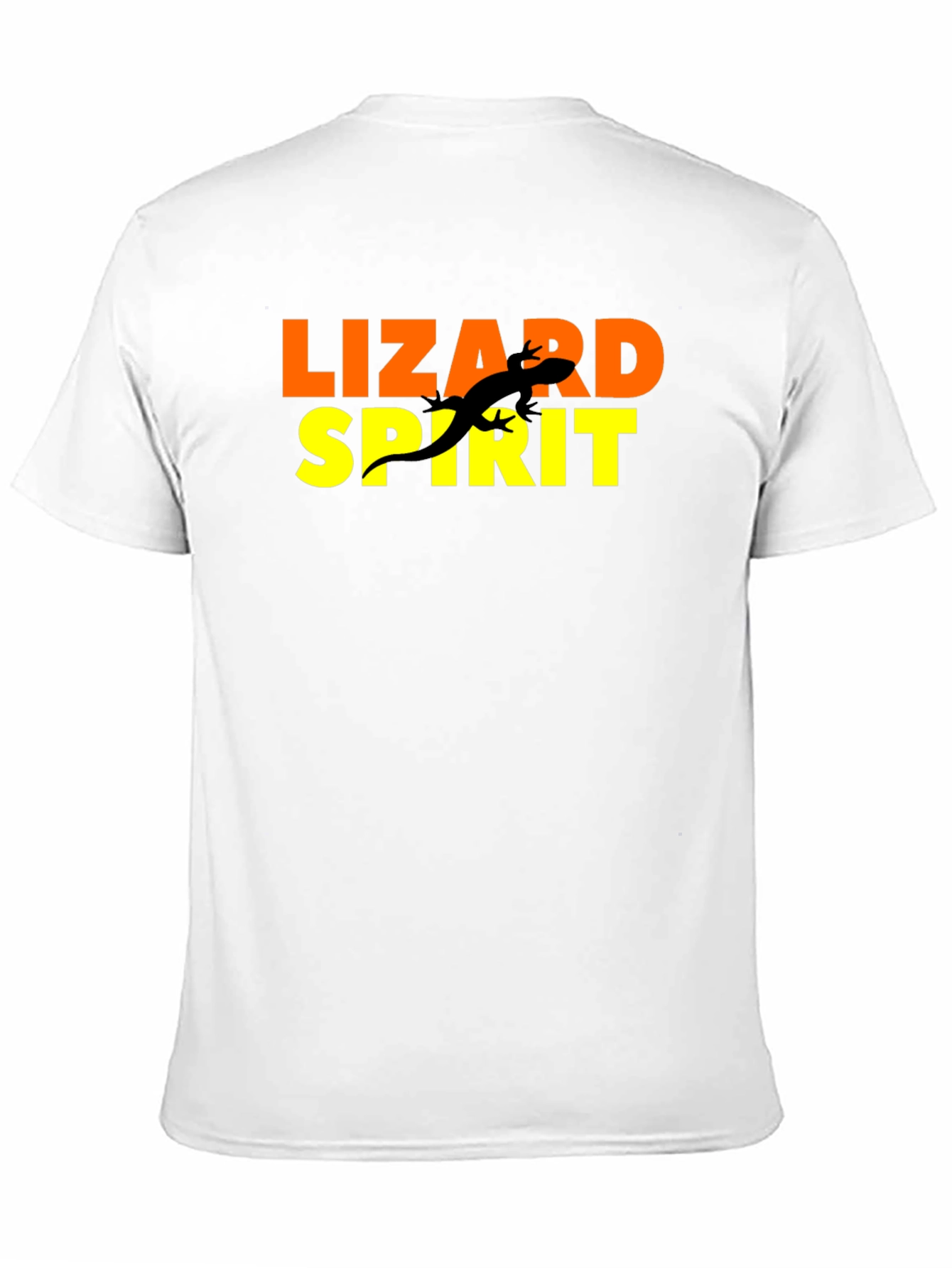 Lizard Spirit Graphic Tee - Black Cotton