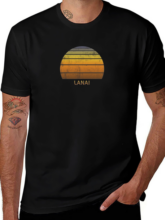 Lanai Sunset T-Shirt - Vintage Hawaiian Island Style