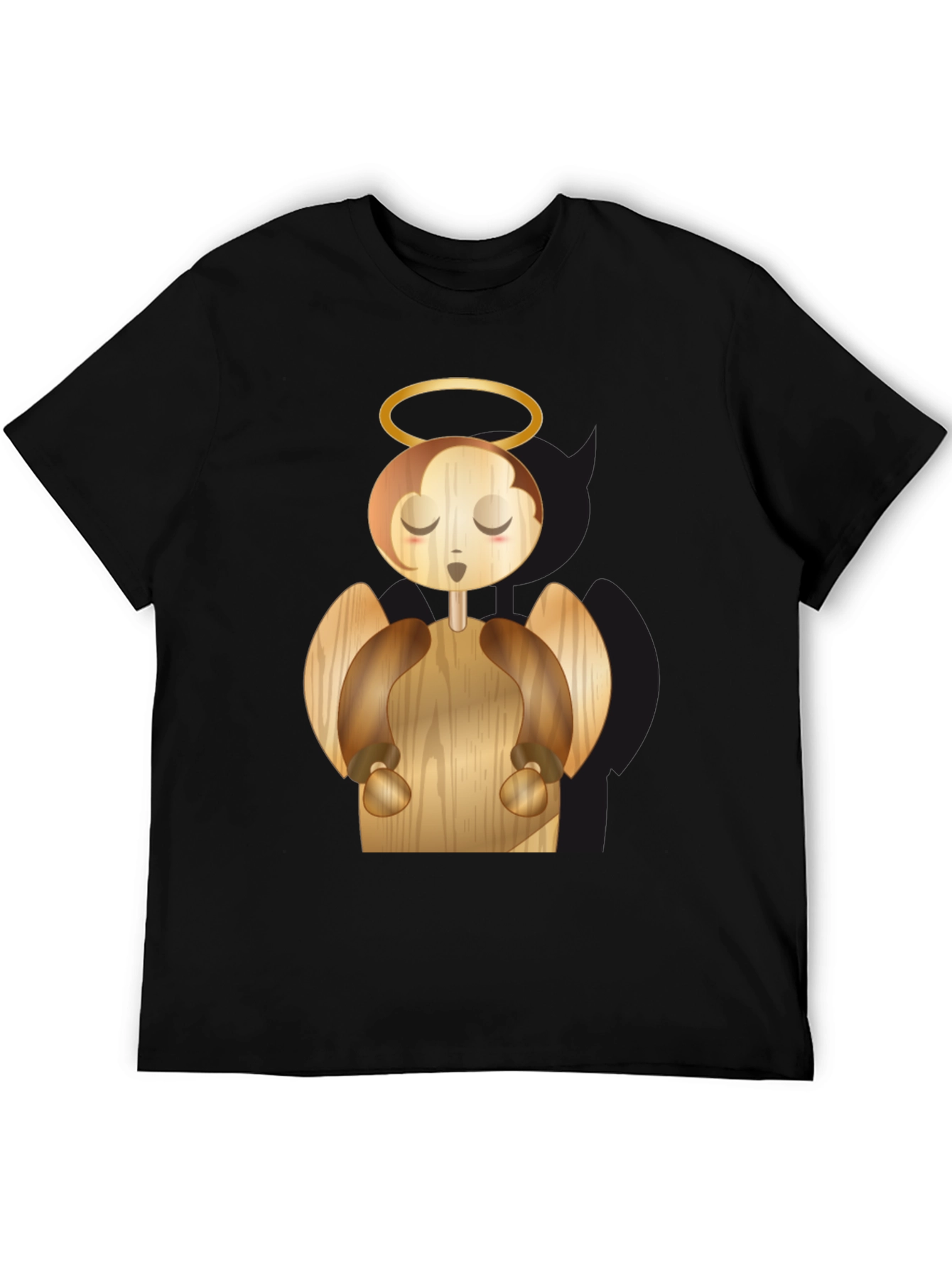 Angel Graphic Black T-Shirt