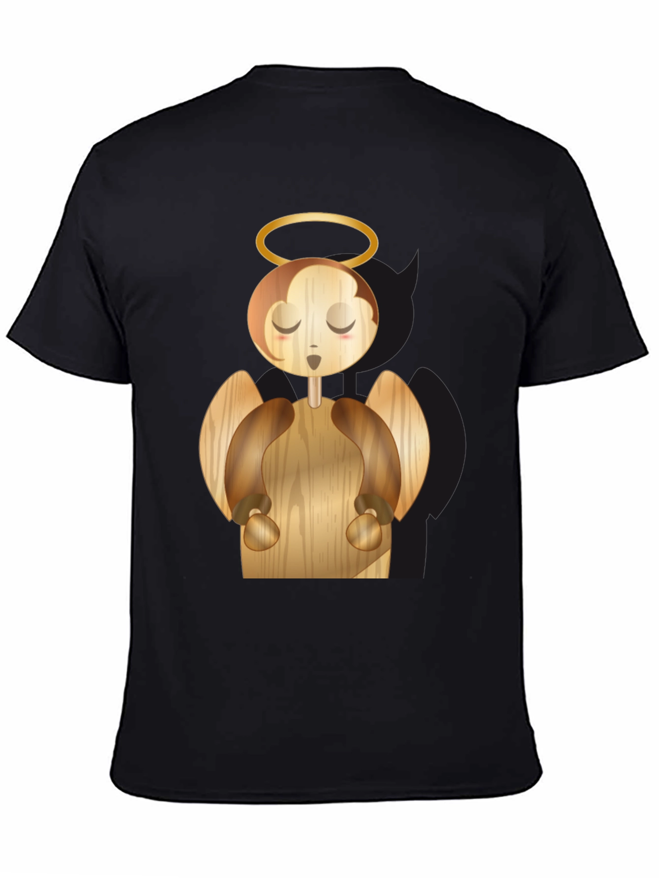 Angel Graphic Black T-Shirt