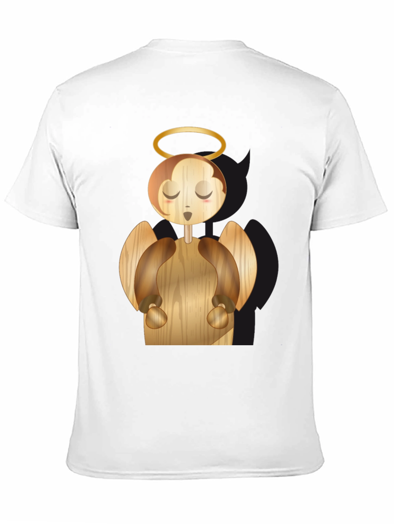 Angel Graphic Black T-Shirt