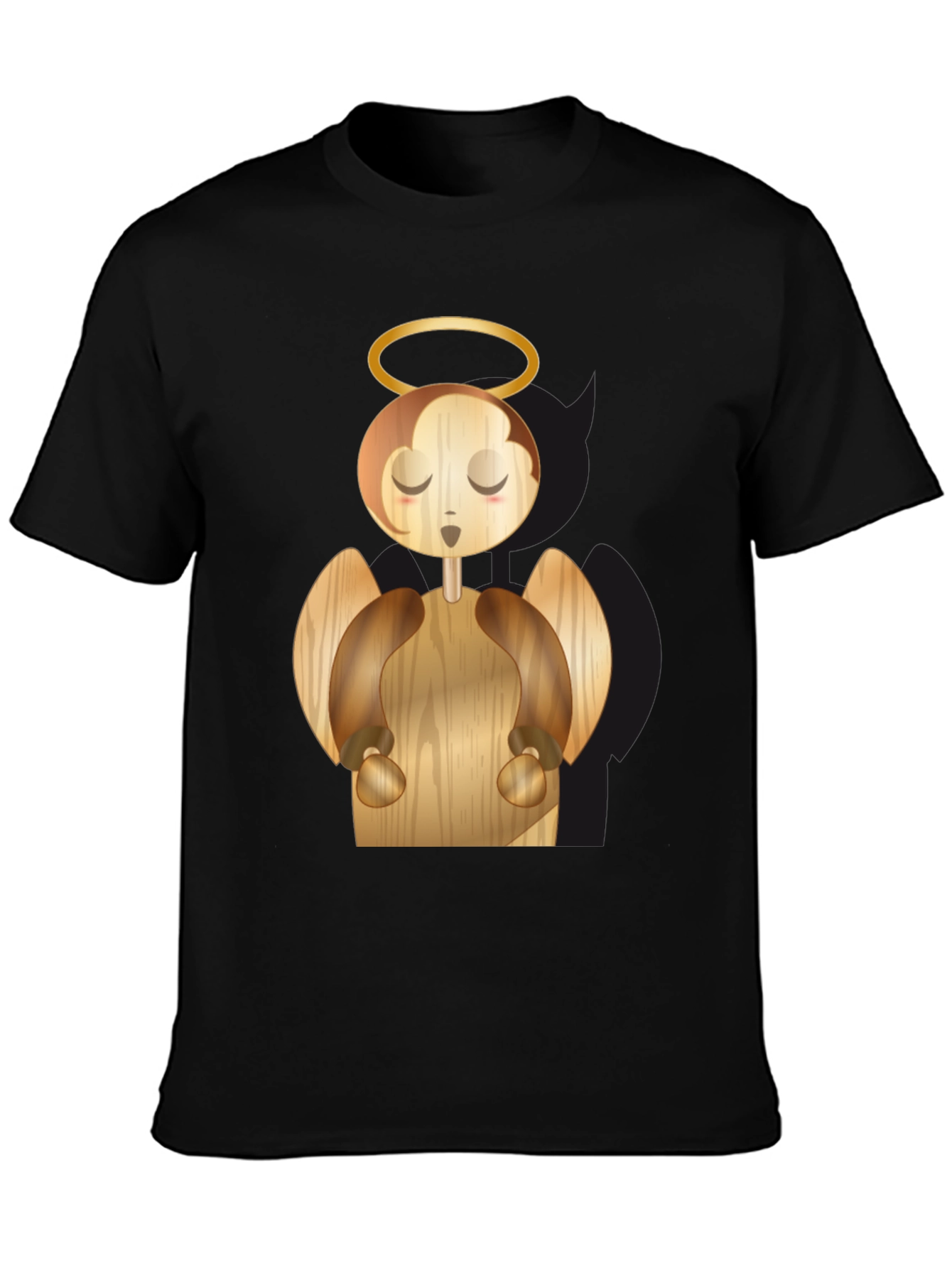 Angel Graphic Black T-Shirt