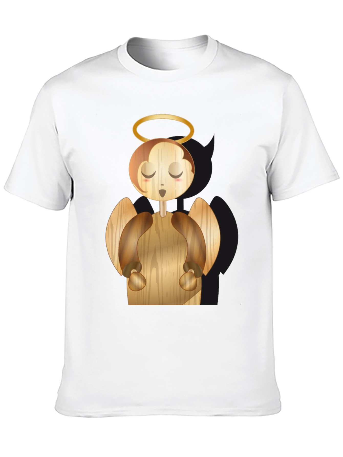 Angel Graphic Black T-Shirt