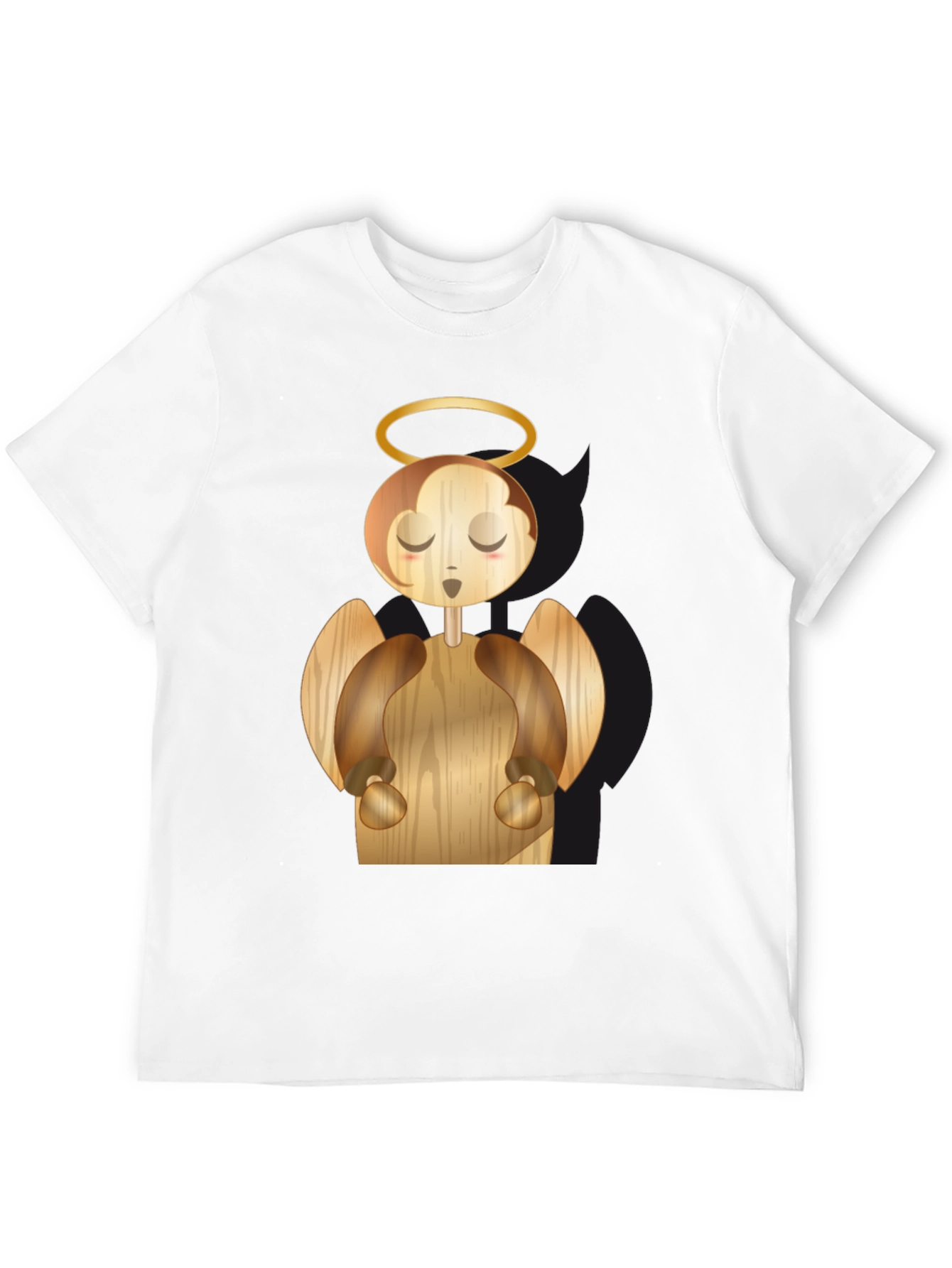 Angel Graphic Black T-Shirt