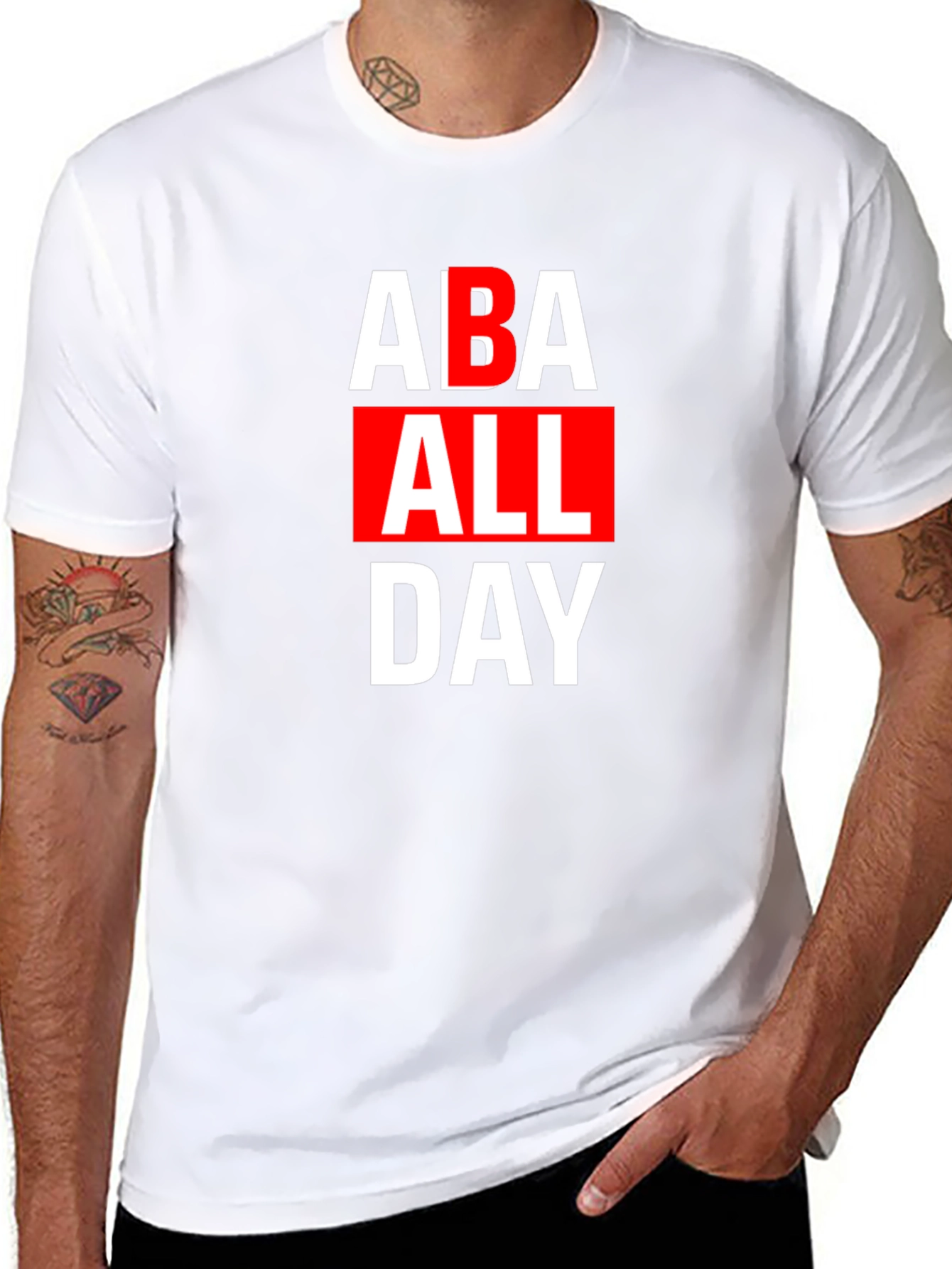 ABA All Day Black T-Shirt