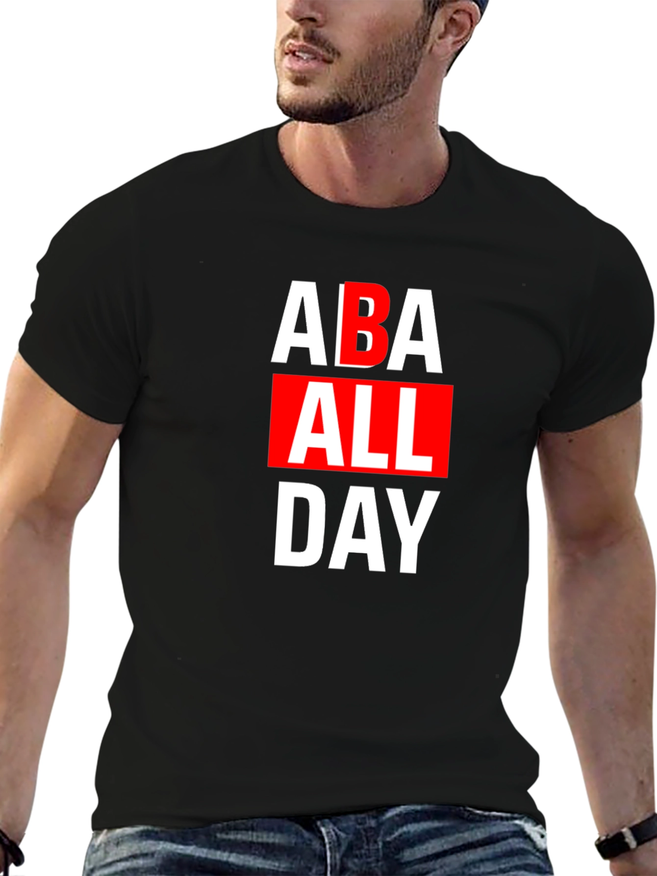 ABA All Day Black T-Shirt