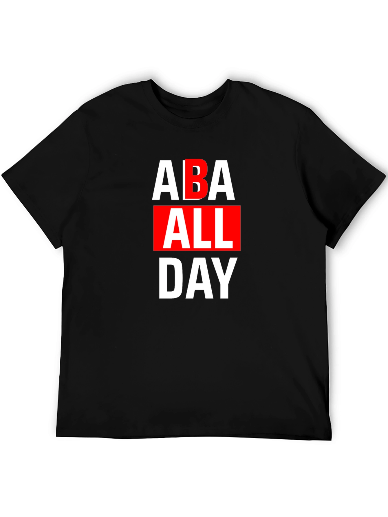 ABA All Day Black T-Shirt