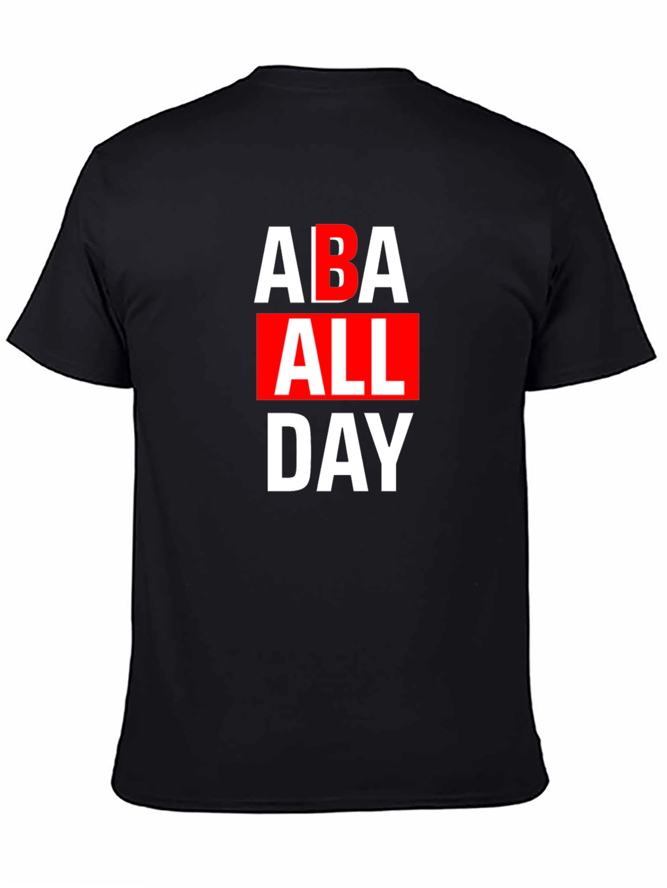 ABA All Day Black T-Shirt