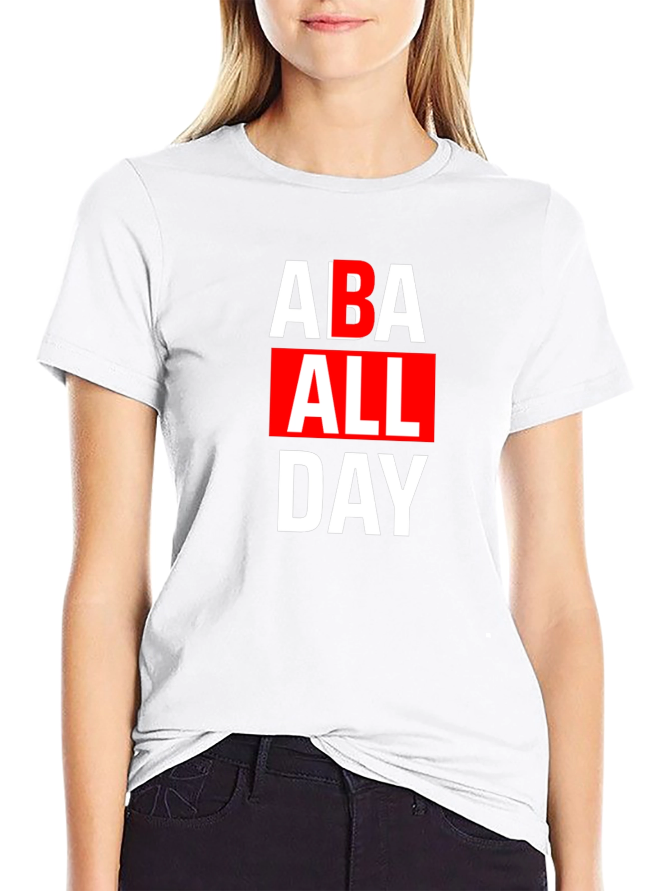ABA All Day Black T-Shirt