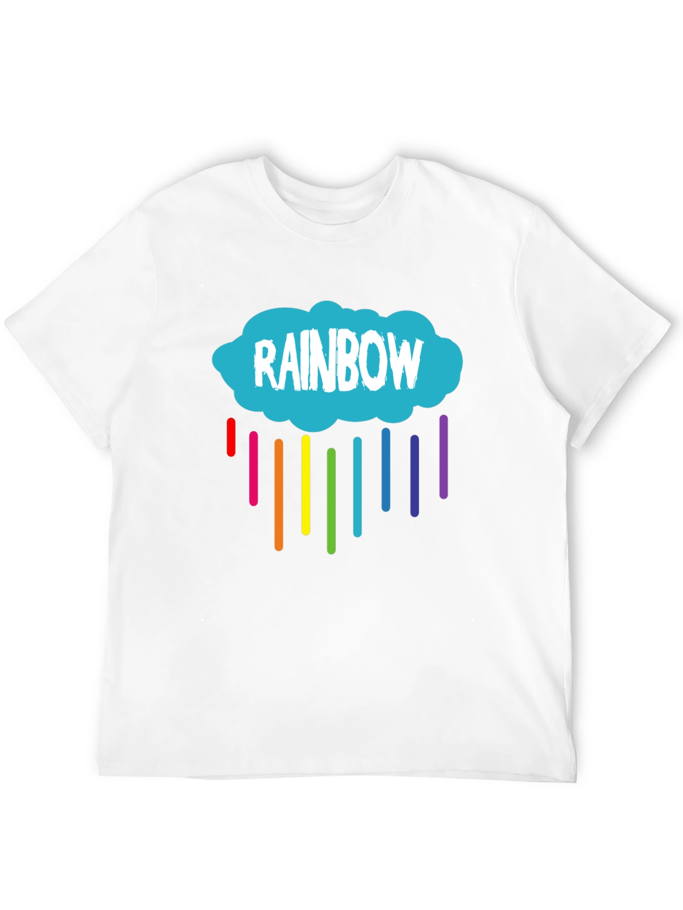 Rainbow Cloud Graphic T-Shirt - Unisex