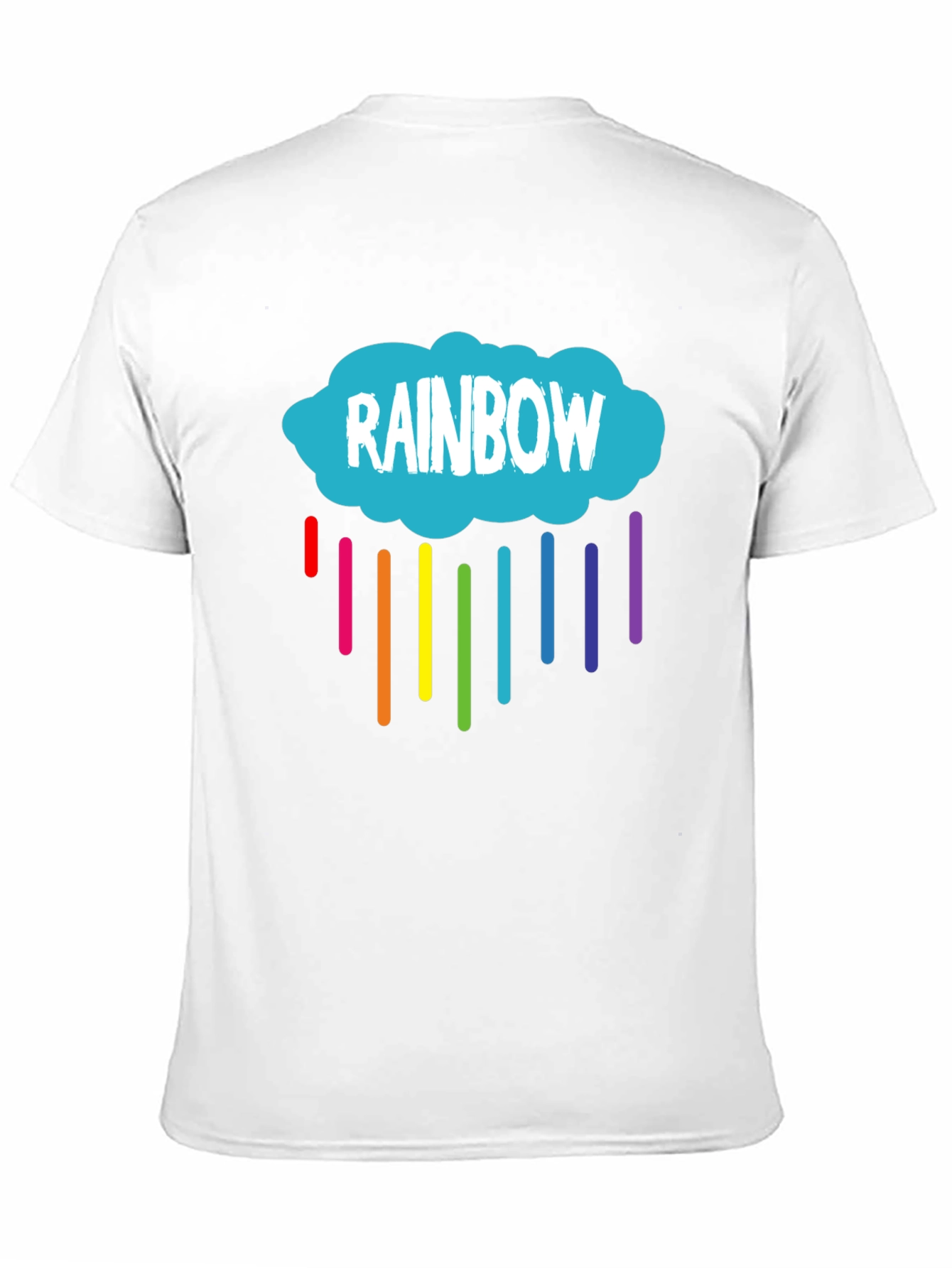 Rainbow Cloud Graphic T-Shirt - Unisex