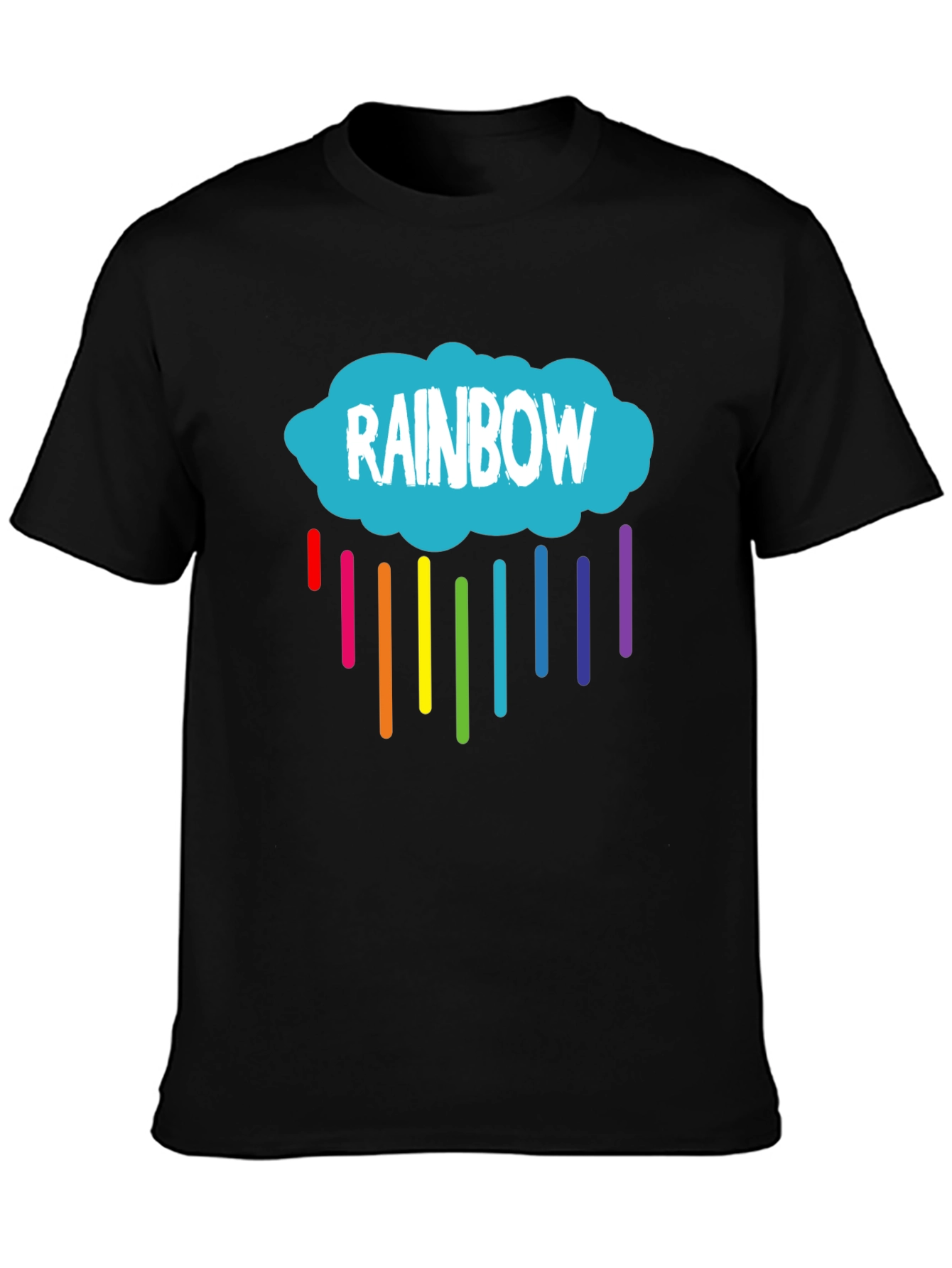 Rainbow Cloud Graphic T-Shirt - Unisex