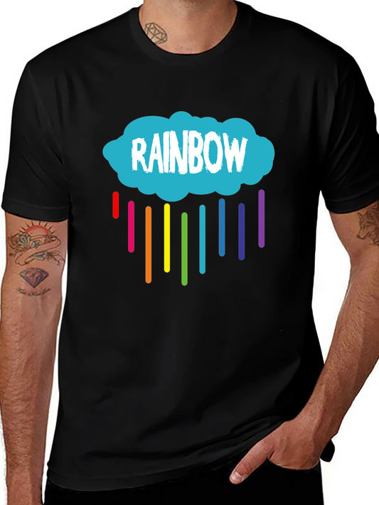 Rainbow Cloud Graphic T-Shirt - Unisex