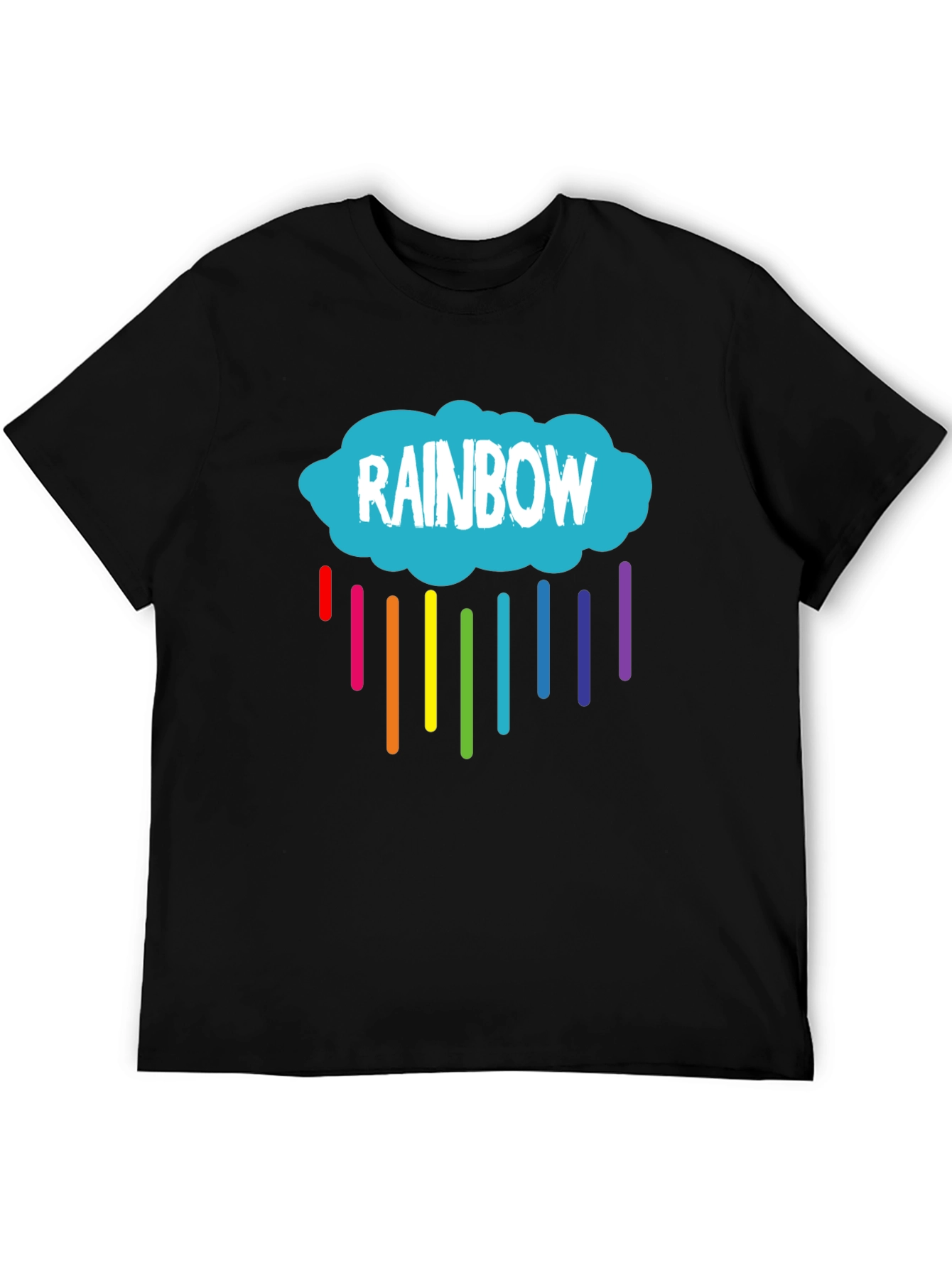 Rainbow Cloud Graphic T-Shirt - Unisex