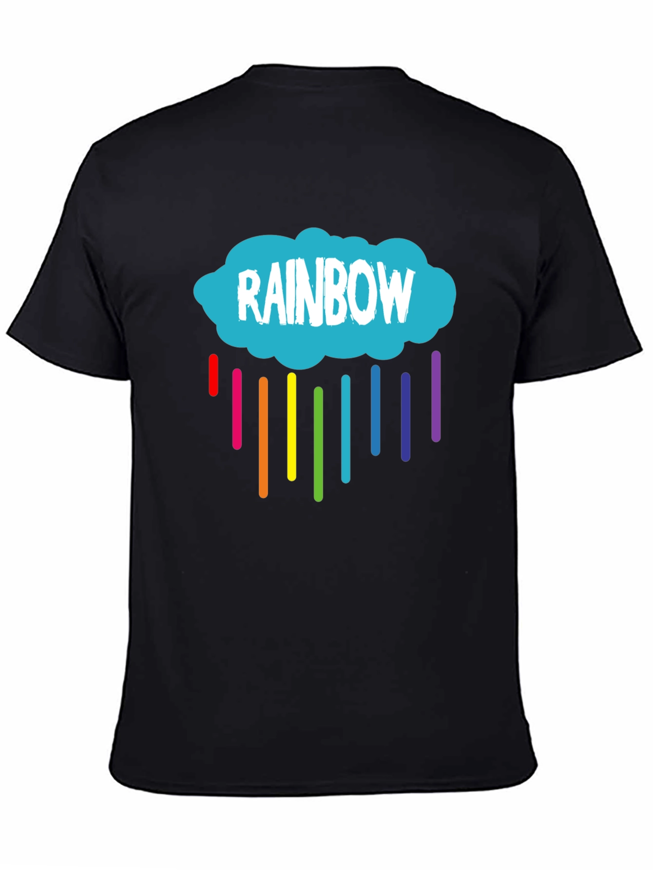 Rainbow Cloud Graphic T-Shirt - Unisex