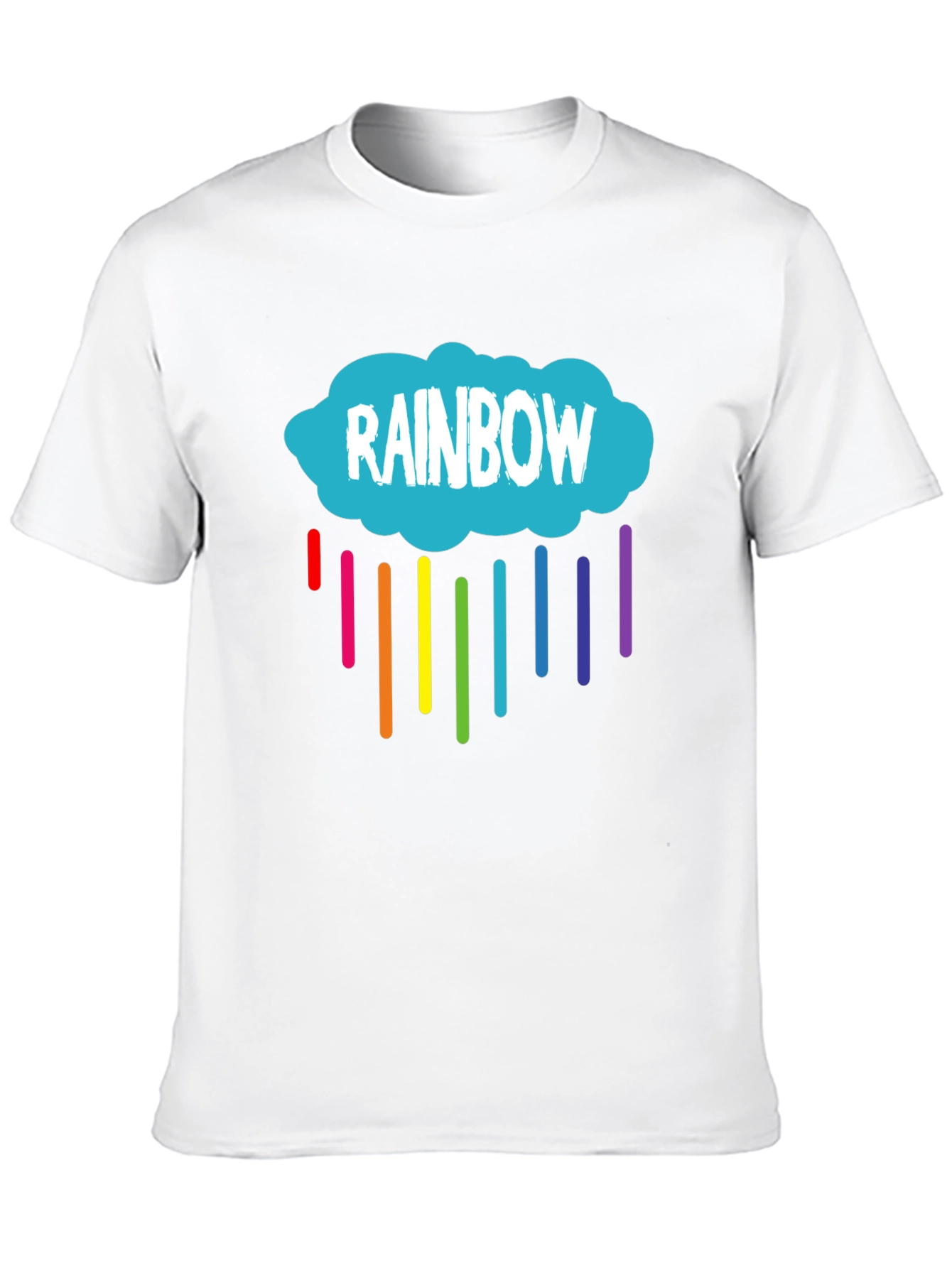 Rainbow Cloud Graphic T-Shirt - Unisex