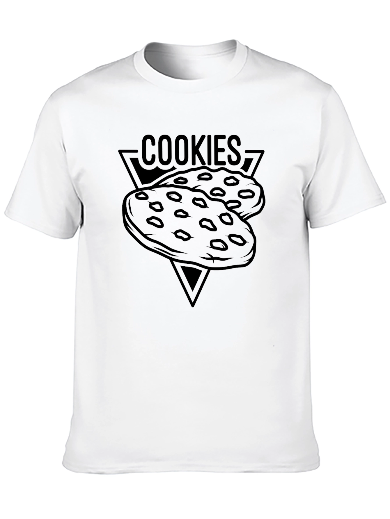 Cookies Graphic Black T-Shirt - Foodie Fashion