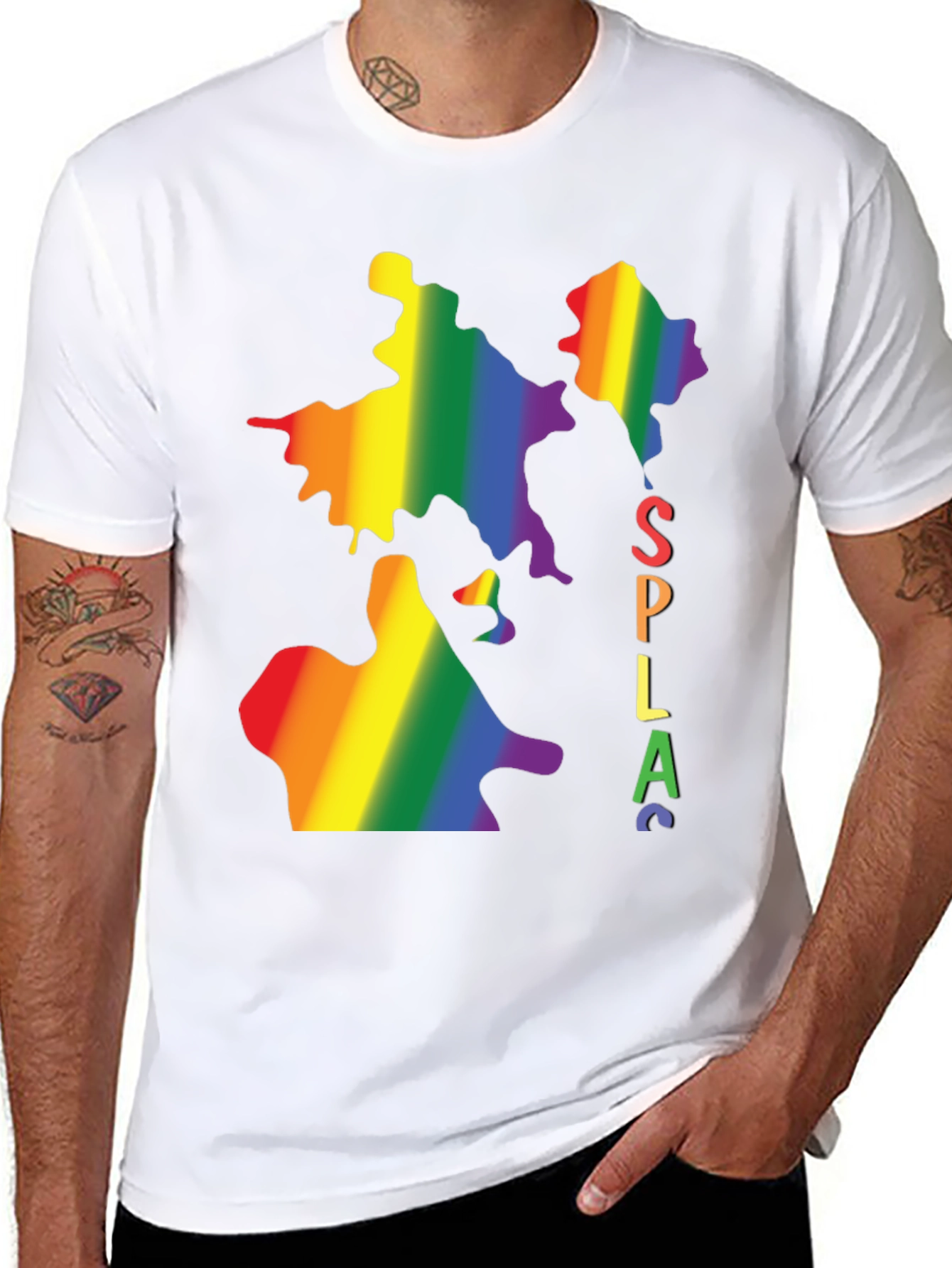Rainbow Italy Map LGBTQ Pride T-Shirt