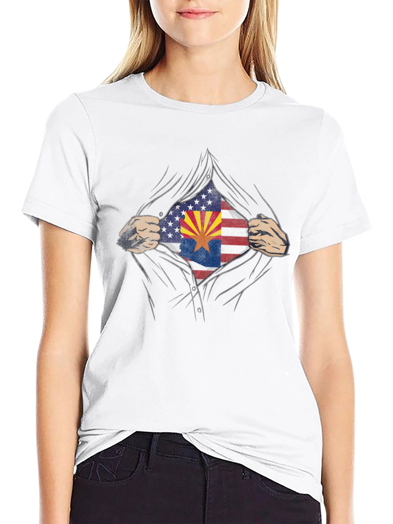 Arizona USA Flag Graphic Tee