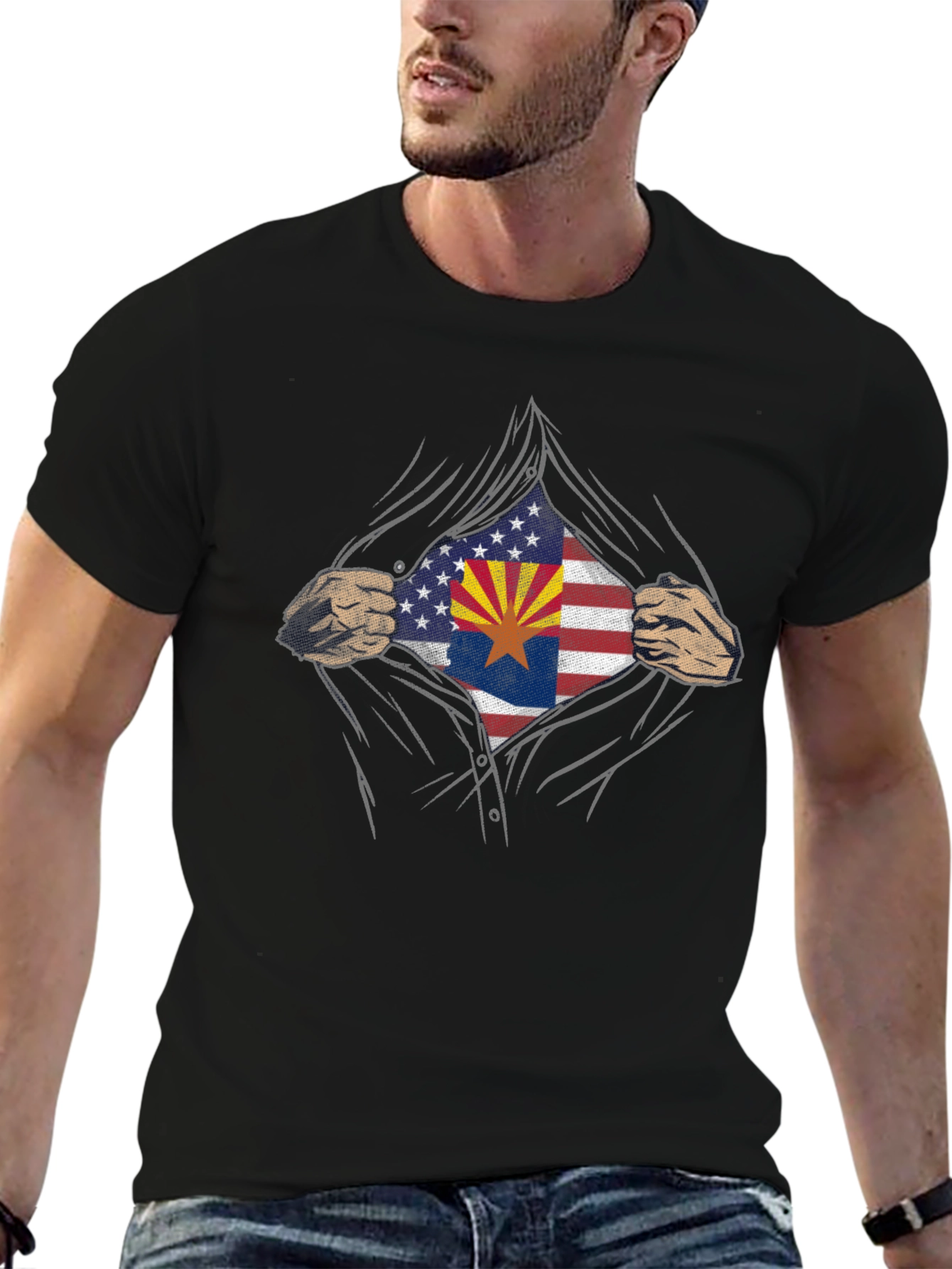 Arizona USA Flag Graphic Tee